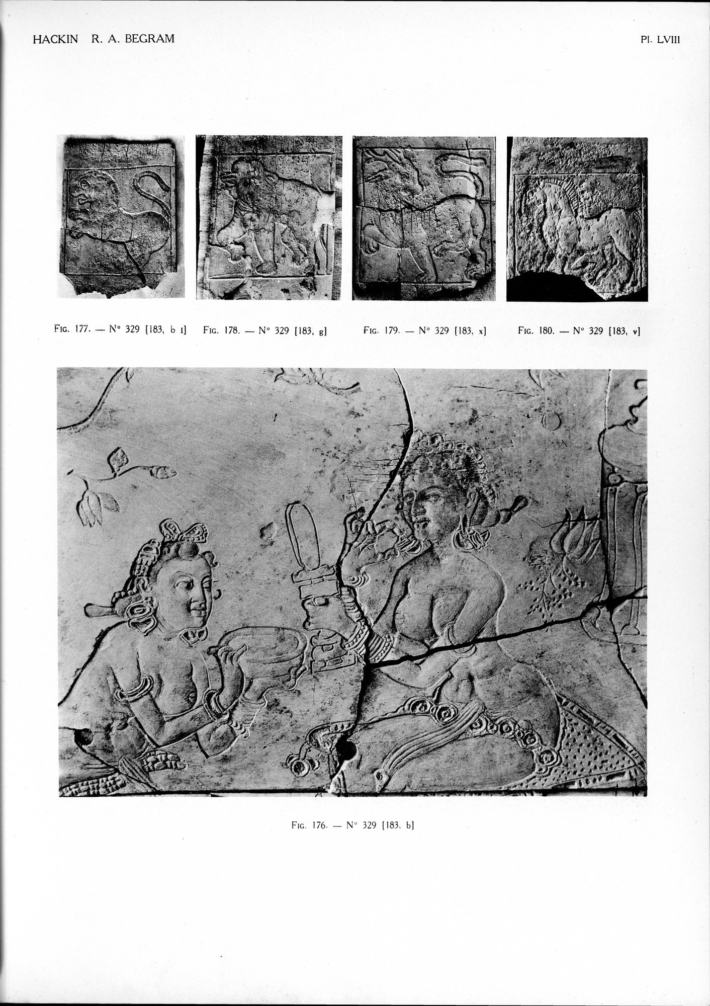 Recherches Archéologiques à Begram : vol.2 / 121 ページ（白黒高解像度画像）