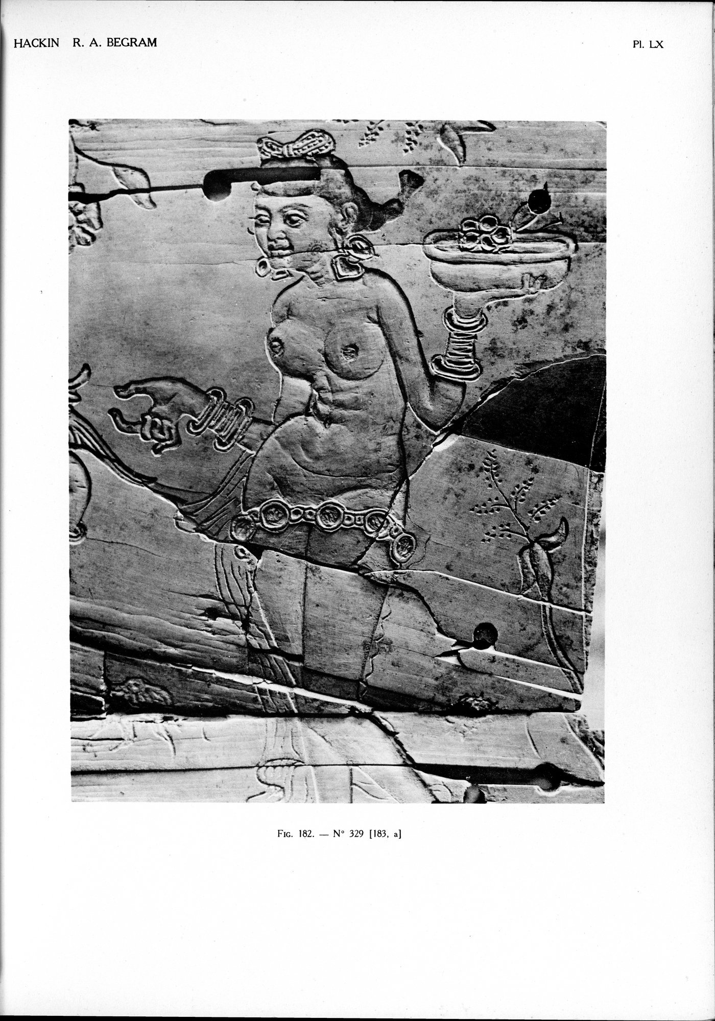Recherches Archéologiques à Begram : vol.2 / 125 ページ（白黒高解像度画像）
