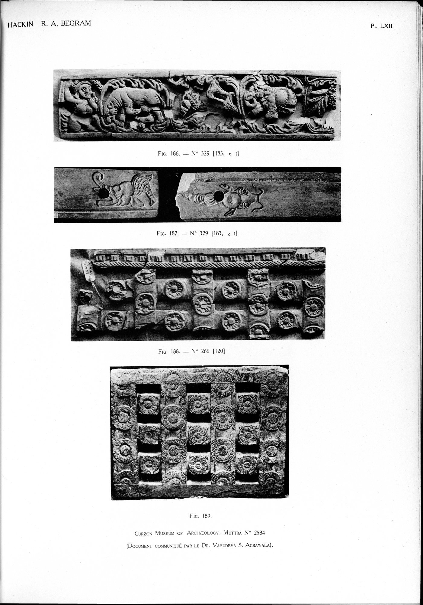 Recherches Archéologiques à Begram : vol.2 / 129 ページ（白黒高解像度画像）