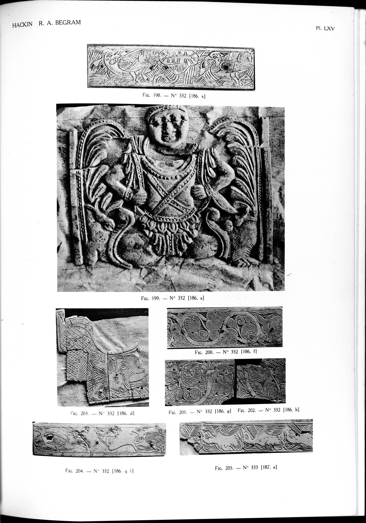 Recherches Archéologiques à Begram : vol.2 / 135 ページ（白黒高解像度画像）