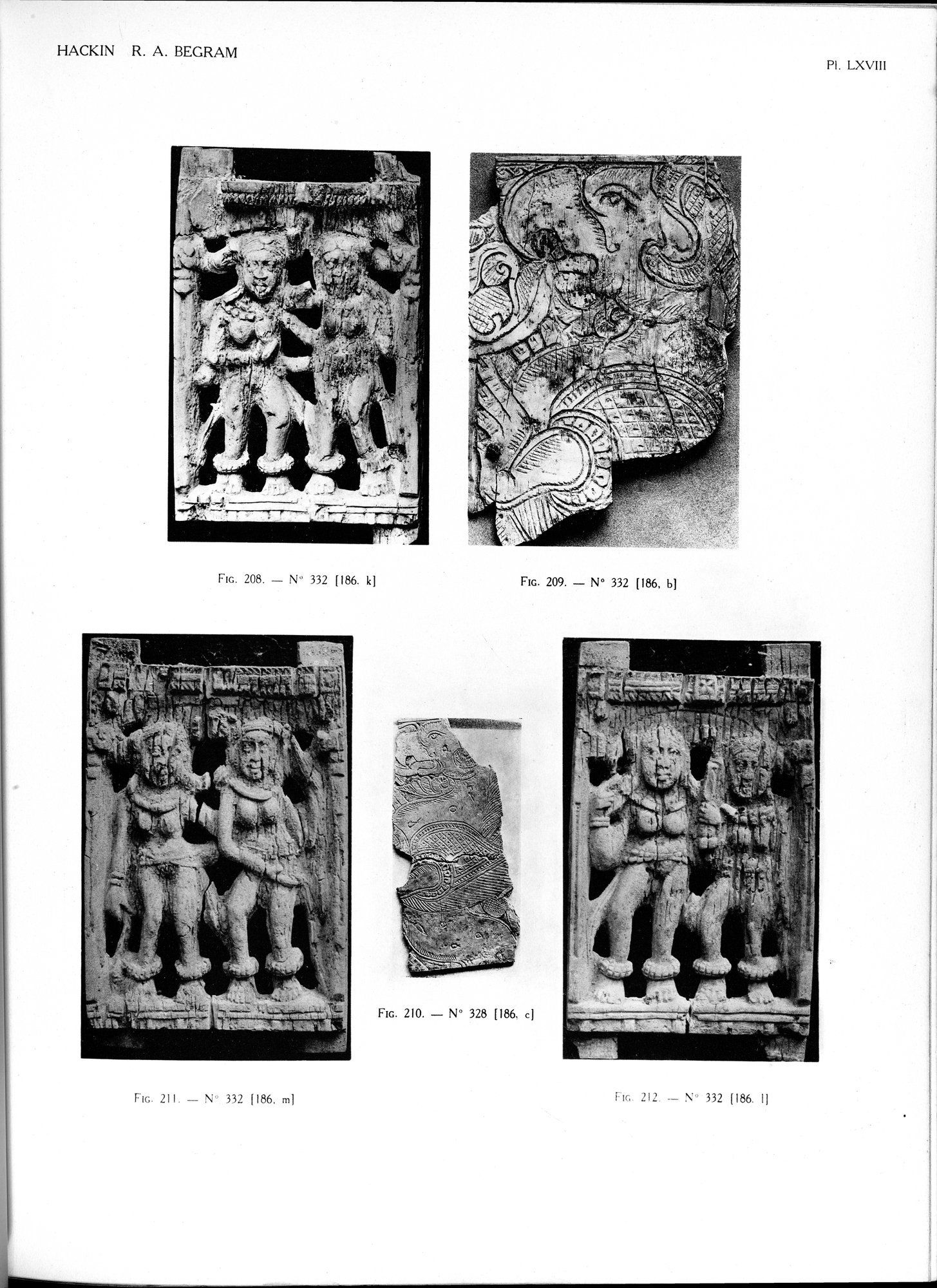 Recherches Archéologiques à Begram : vol.2 / 141 ページ（白黒高解像度画像）