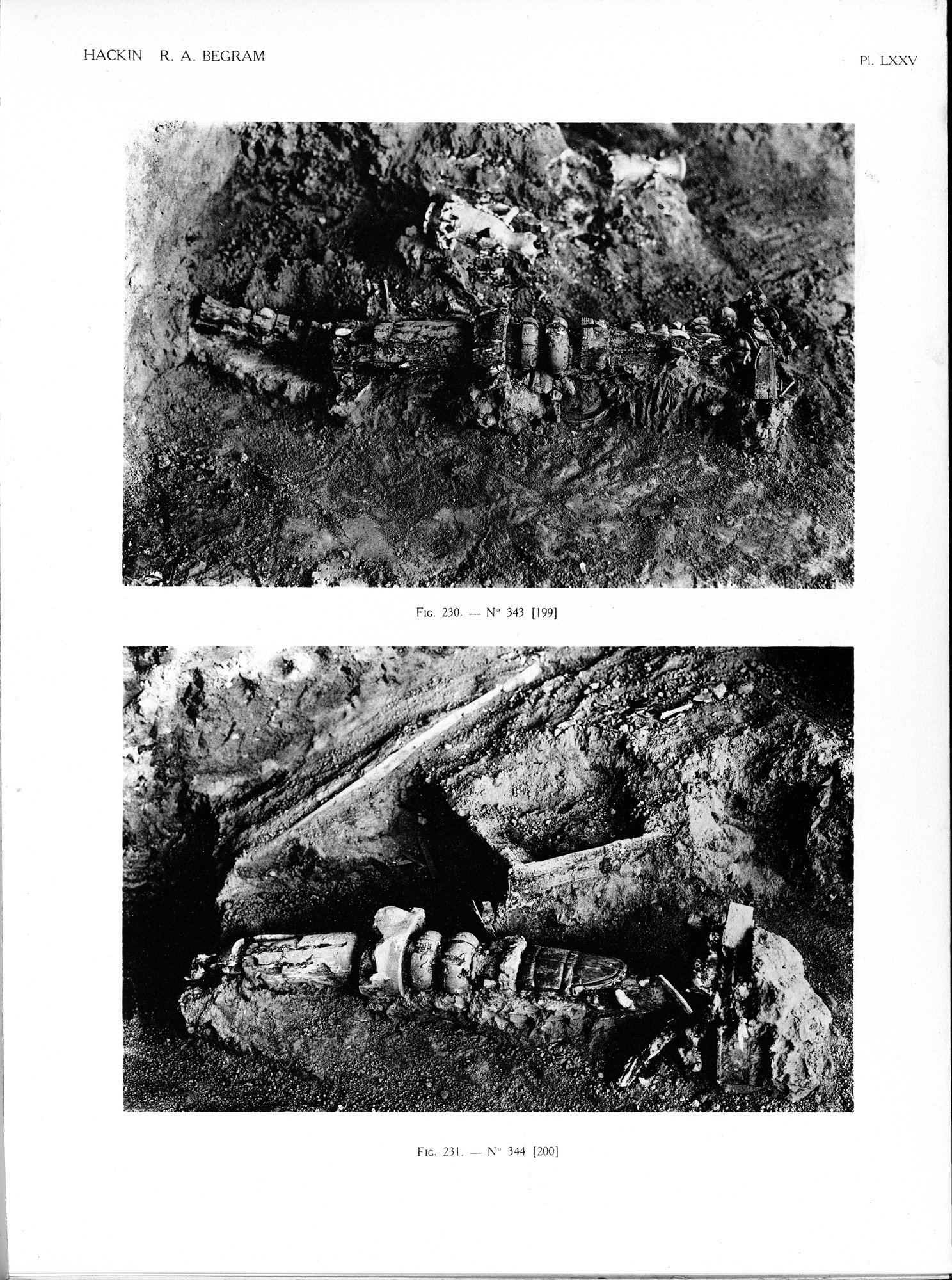 Recherches Archéologiques à Begram : vol.2 / 155 ページ（白黒高解像度画像）