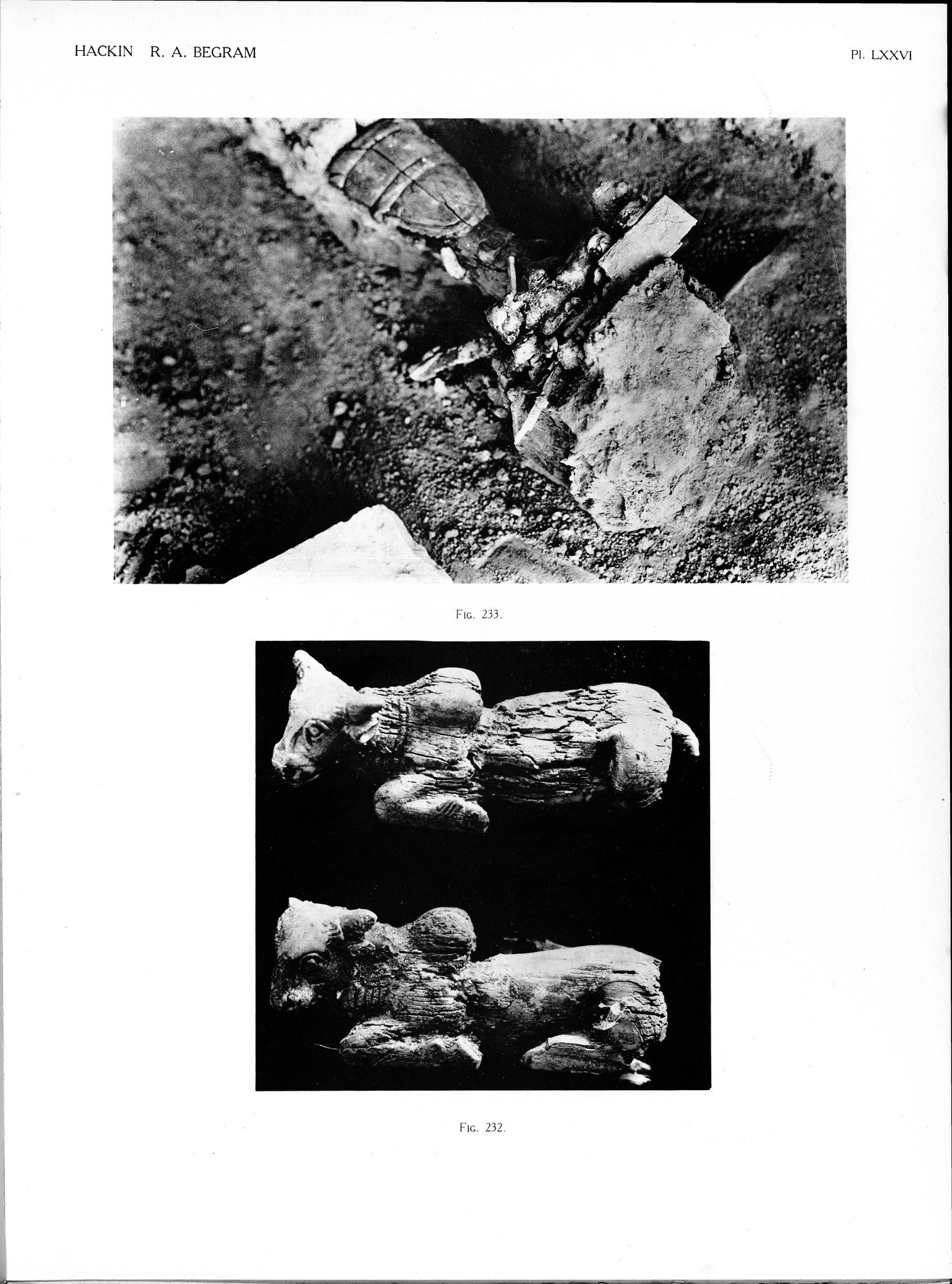 Recherches Archéologiques à Begram : vol.2 / 157 ページ（白黒高解像度画像）
