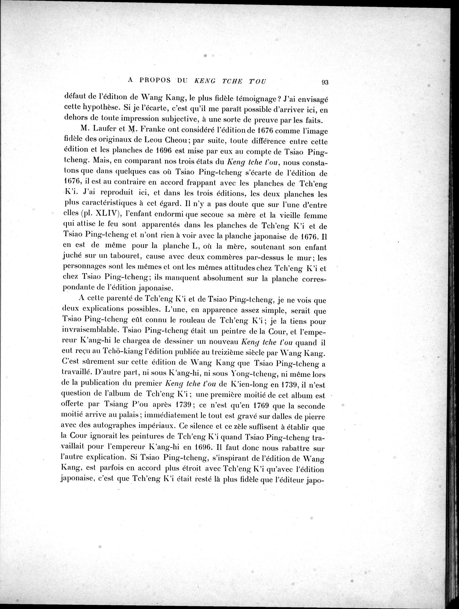 Mémoires Concernant l'Asie Orientale : vol.1 / 130 ページ（白黒高解像度画像）