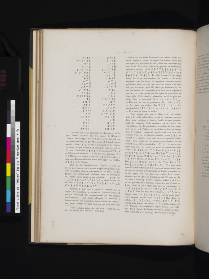 Inscriptions de l'Orkhon : vol.1 / 66 ページ（カラー画像）