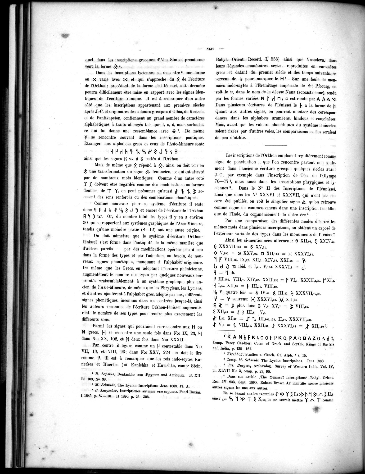 Inscriptions de l'Orkhon : vol.1 / 62 ページ（白黒高解像度画像）