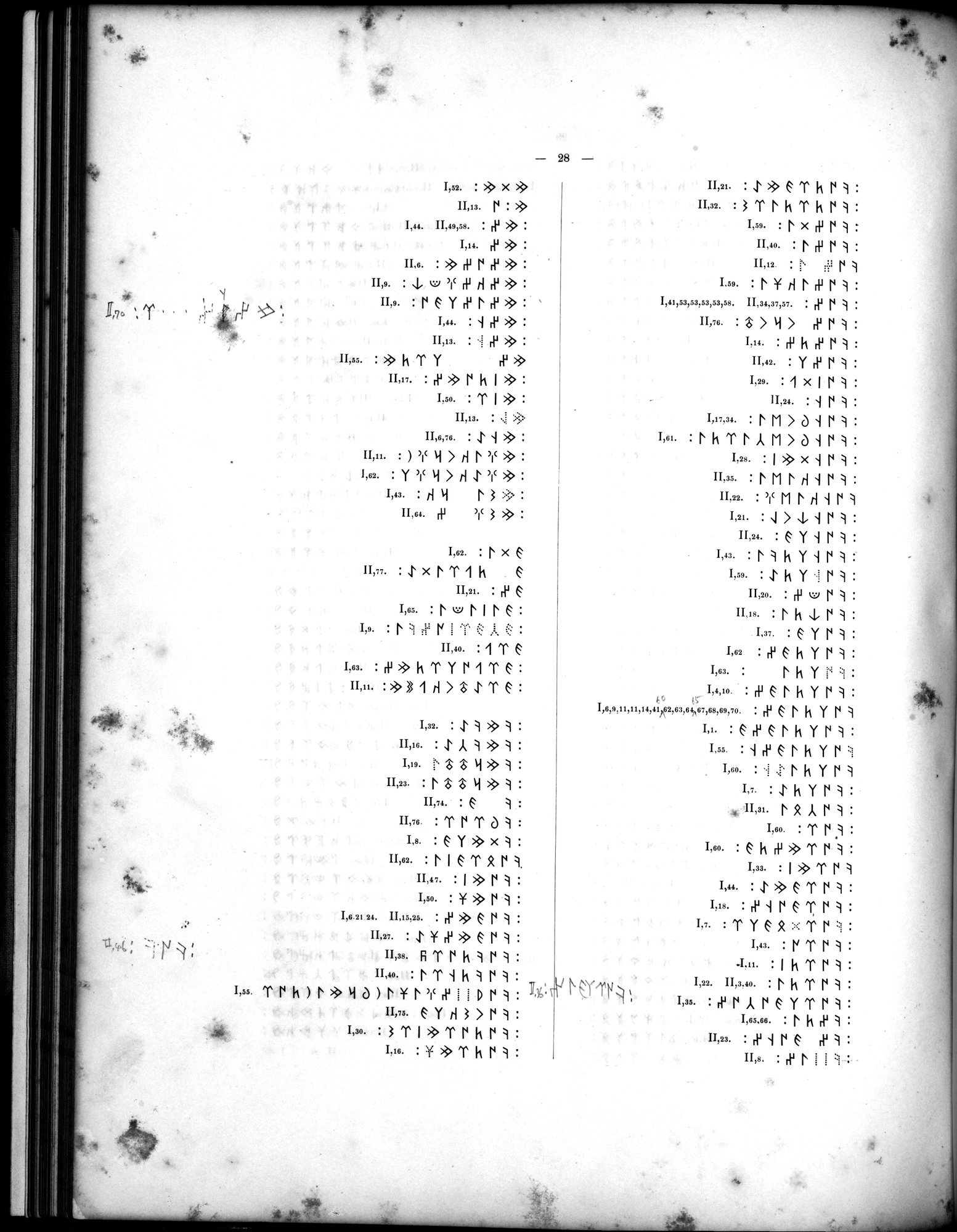Inscriptions de l'Orkhon : vol.1 / 96 ページ（白黒高解像度画像）