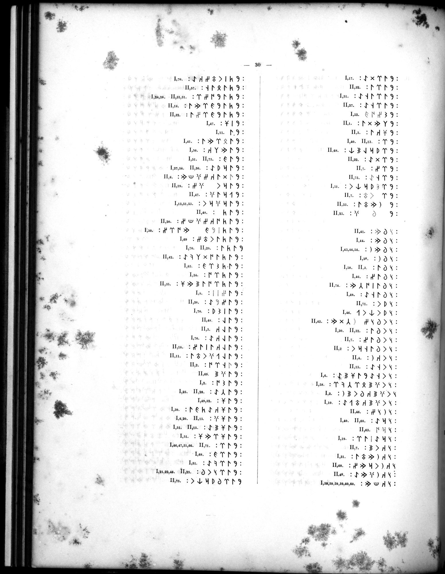 Inscriptions de l'Orkhon : vol.1 / 98 ページ（白黒高解像度画像）