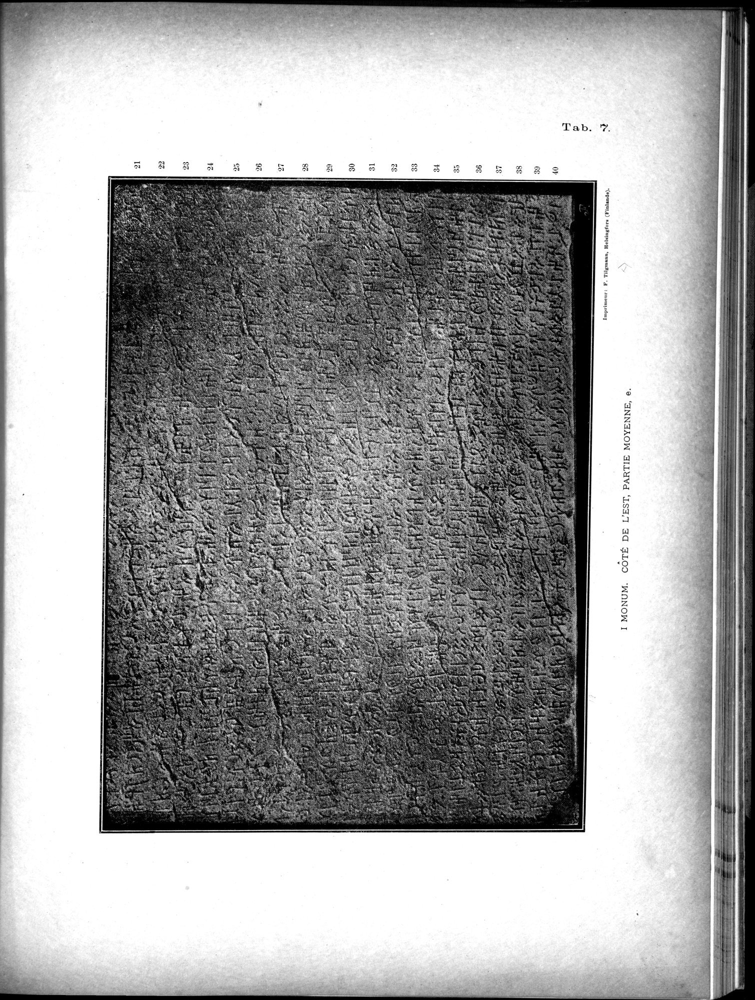Inscriptions de l'Orkhon : vol.1 / 129 ページ（白黒高解像度画像）