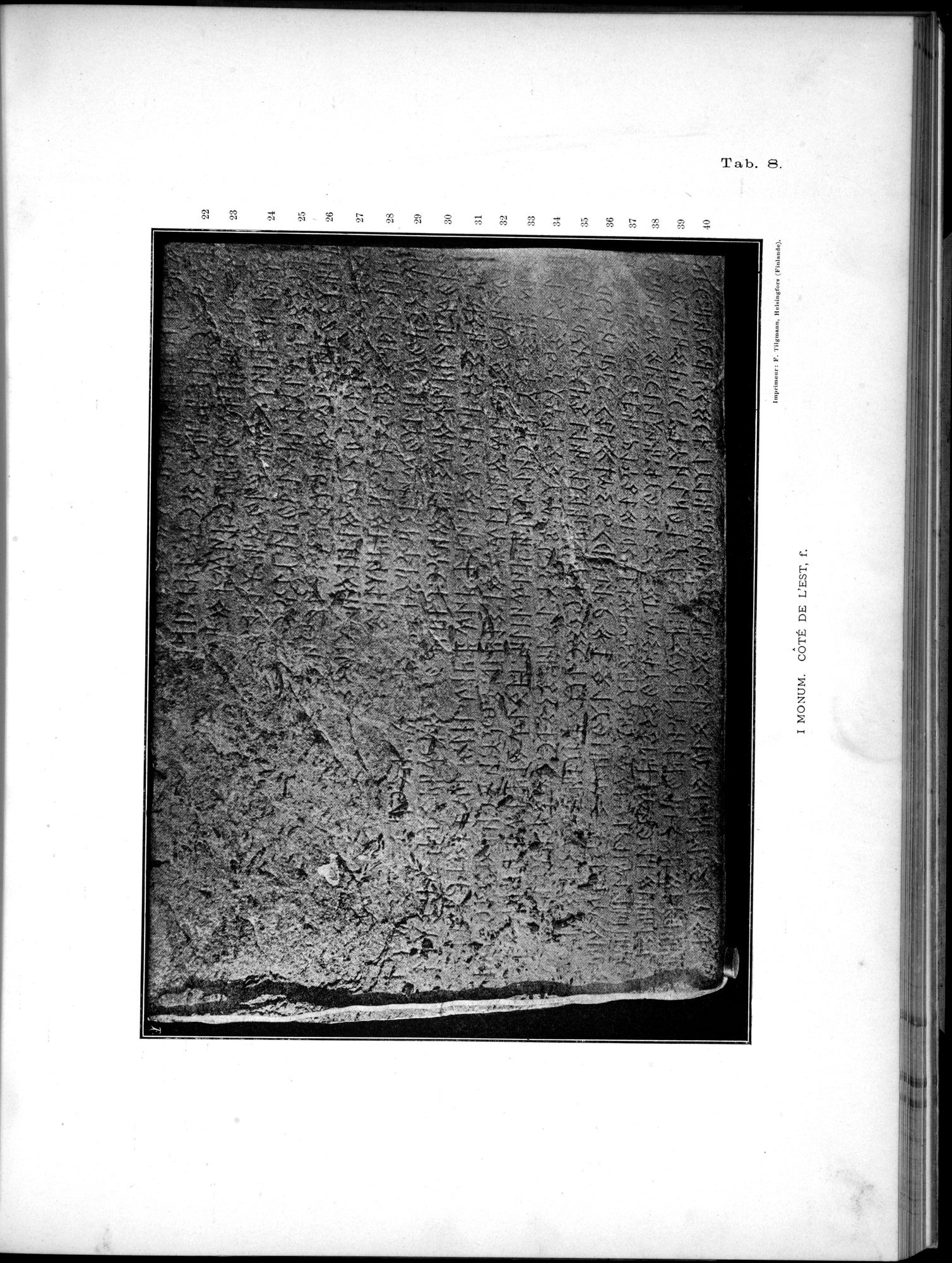 Inscriptions de l'Orkhon : vol.1 / 131 ページ（白黒高解像度画像）