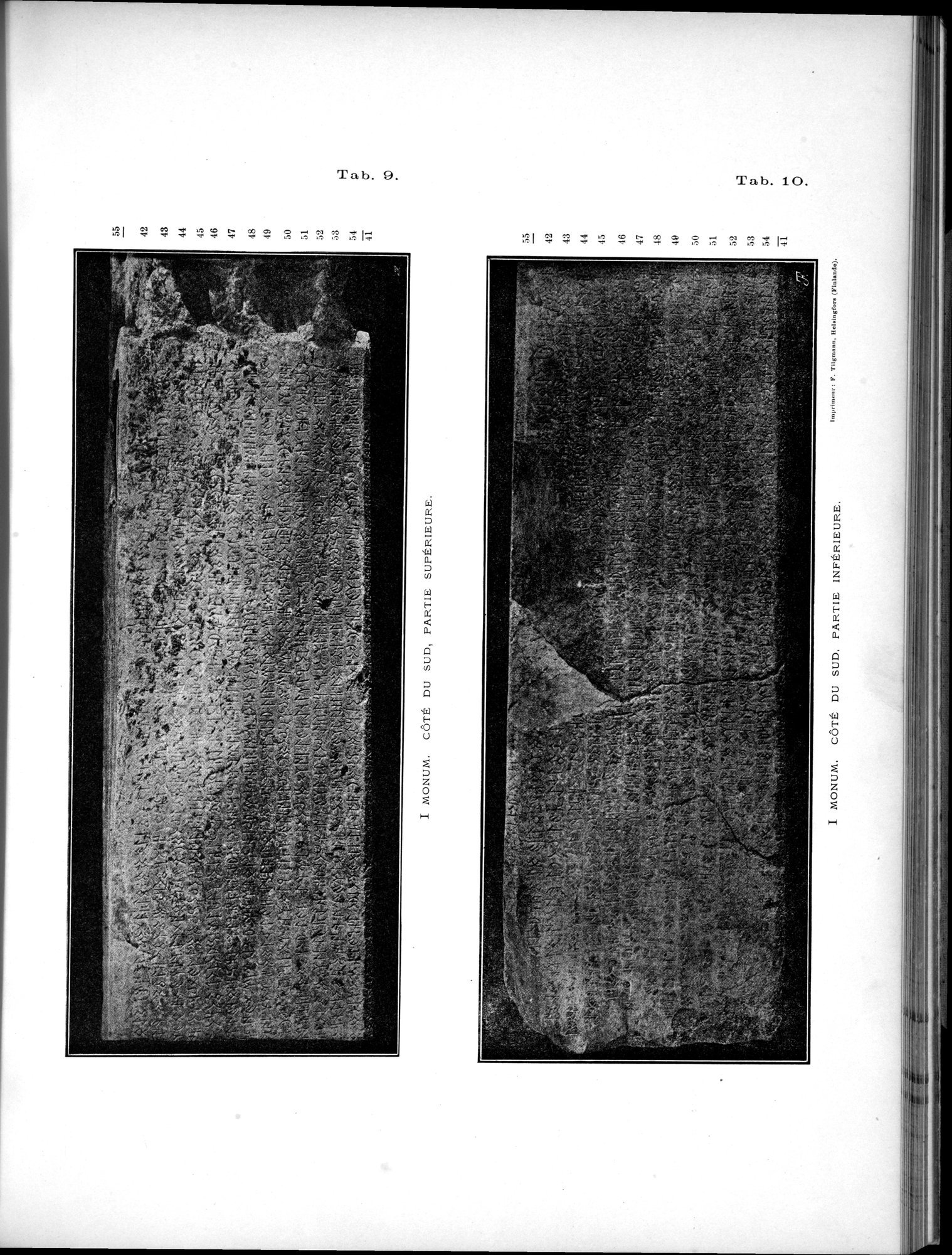 Inscriptions de l'Orkhon : vol.1 / 133 ページ（白黒高解像度画像）