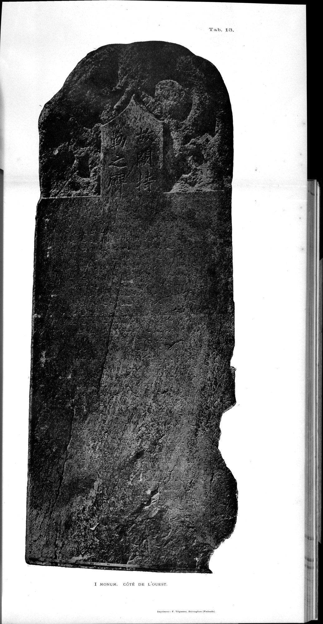Inscriptions de l'Orkhon : vol.1 / 137 ページ（白黒高解像度画像）