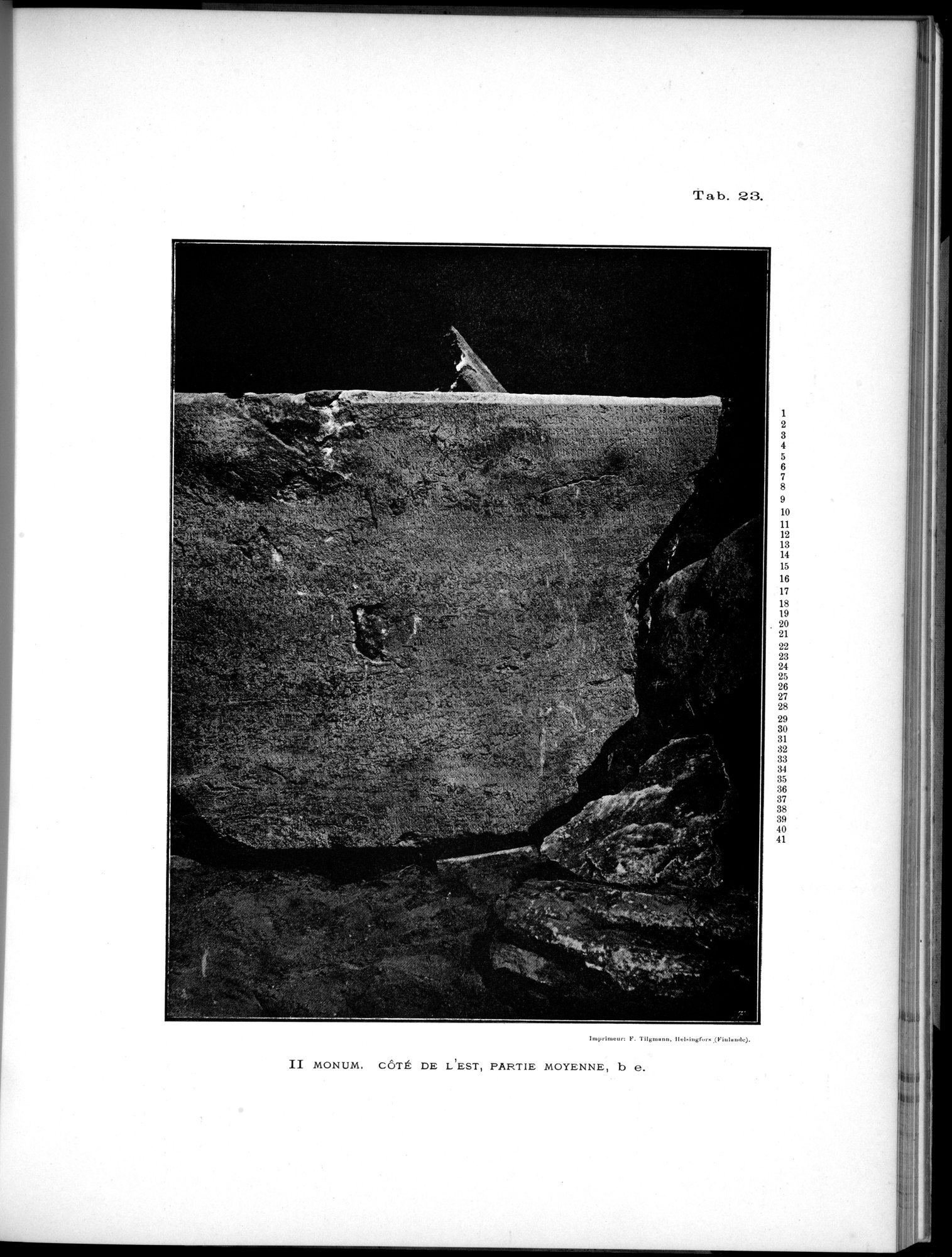 Inscriptions de l'Orkhon : vol.1 / 157 ページ（白黒高解像度画像）