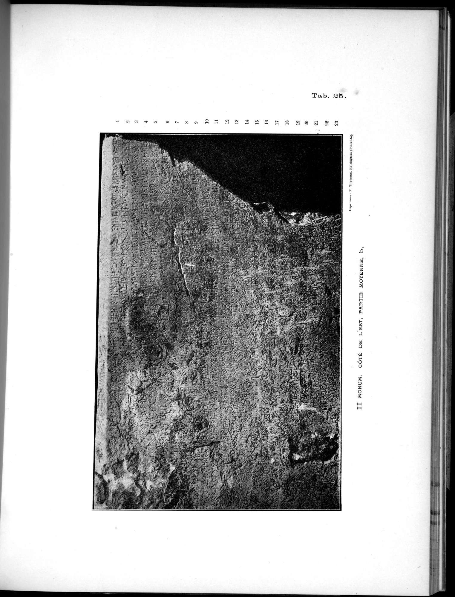 Inscriptions de l'Orkhon : vol.1 / 161 ページ（白黒高解像度画像）