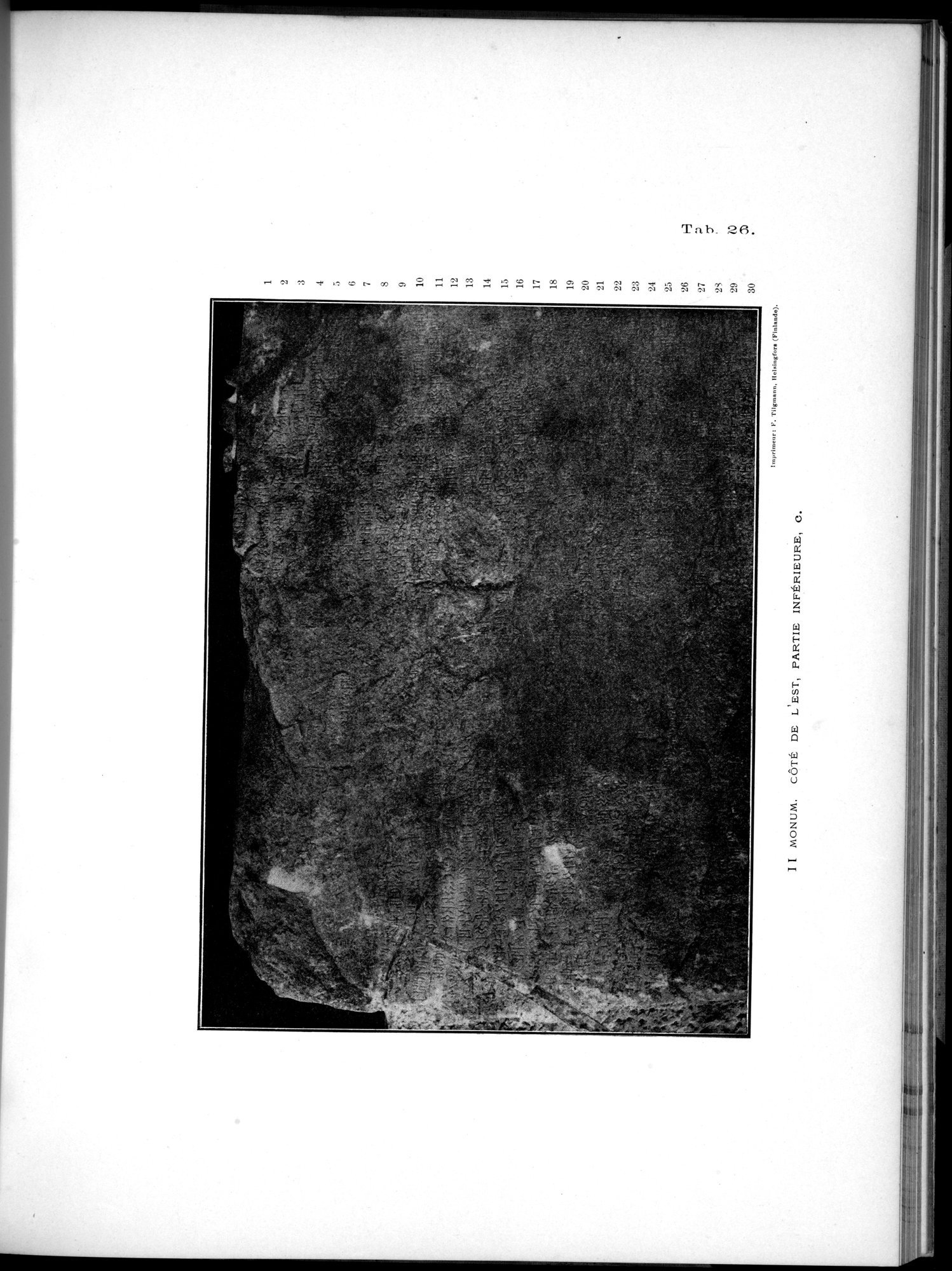 Inscriptions de l'Orkhon : vol.1 / 163 ページ（白黒高解像度画像）