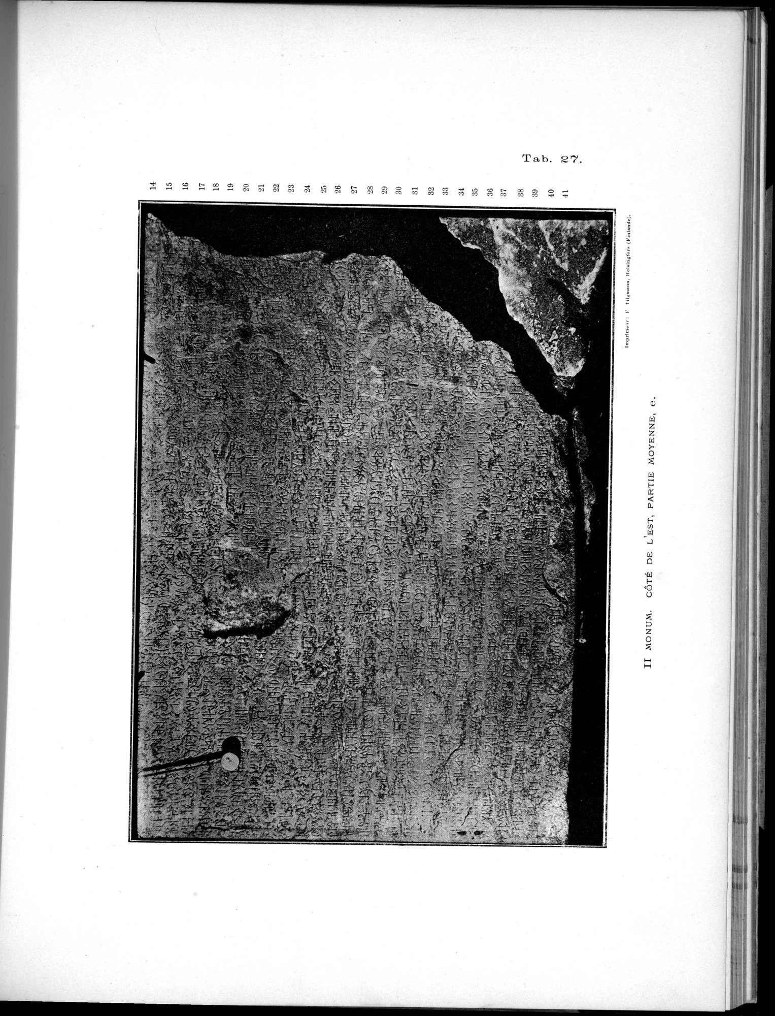 Inscriptions de l'Orkhon : vol.1 / 165 ページ（白黒高解像度画像）