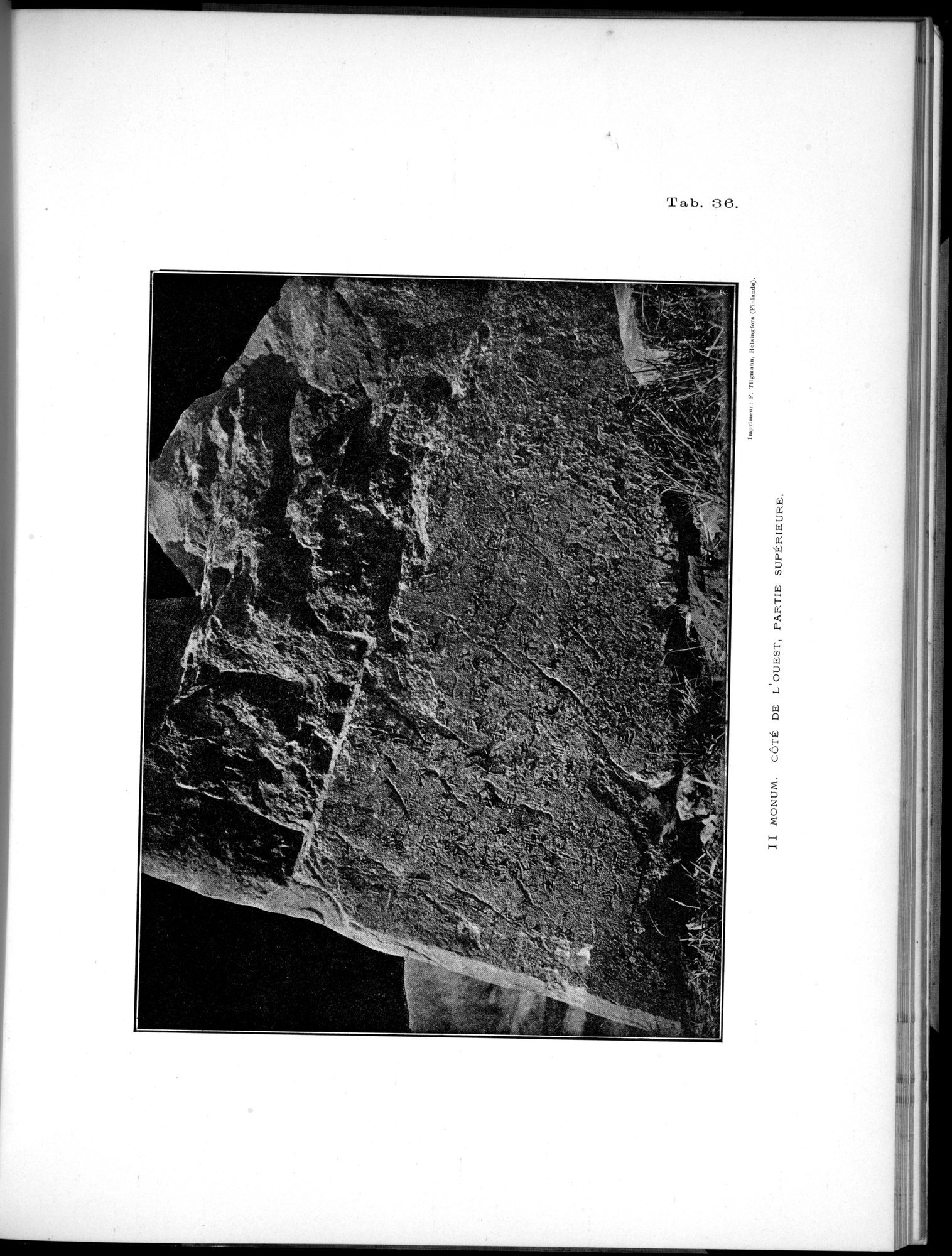 Inscriptions de l'Orkhon : vol.1 / 181 ページ（白黒高解像度画像）