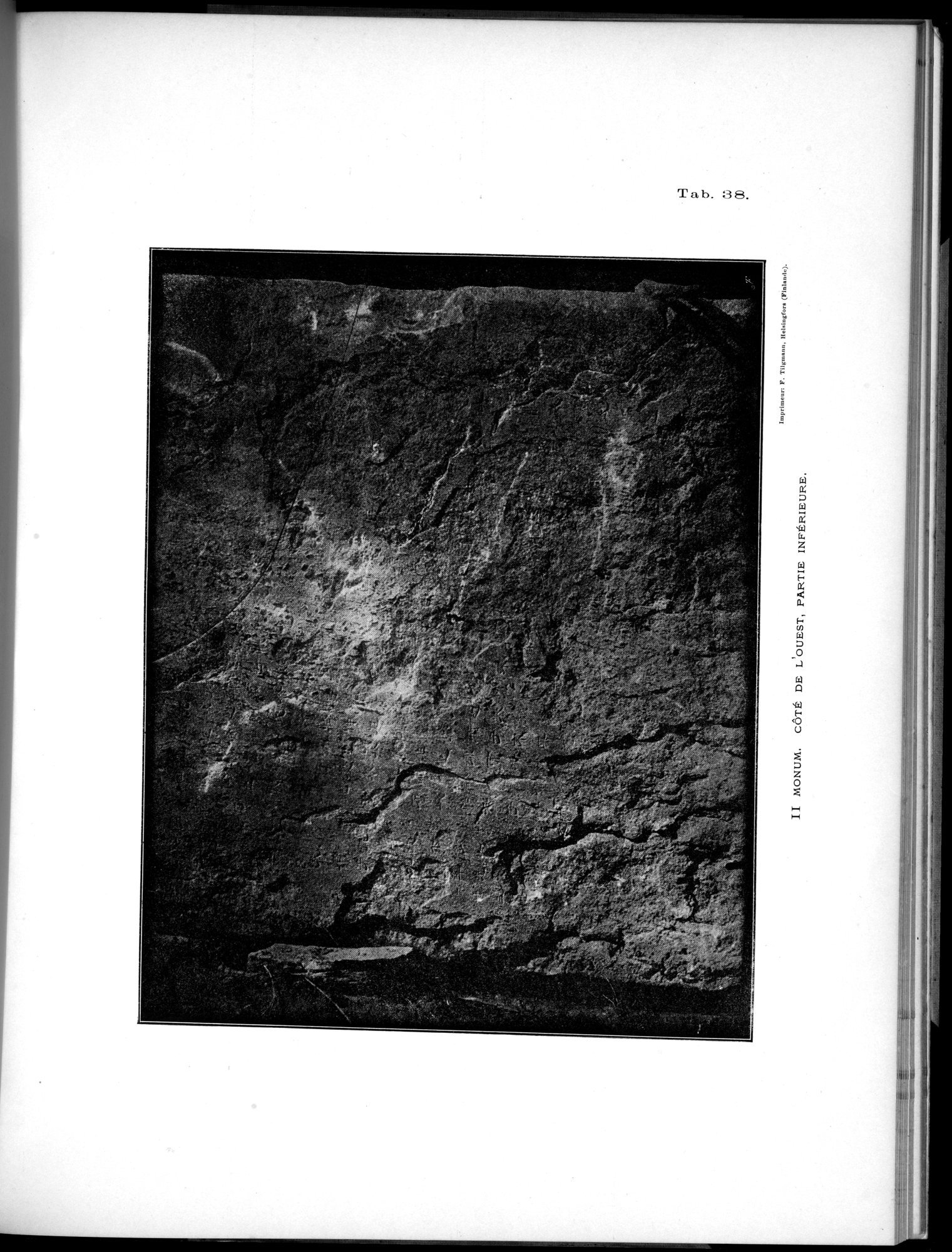 Inscriptions de l'Orkhon : vol.1 / 185 ページ（白黒高解像度画像）