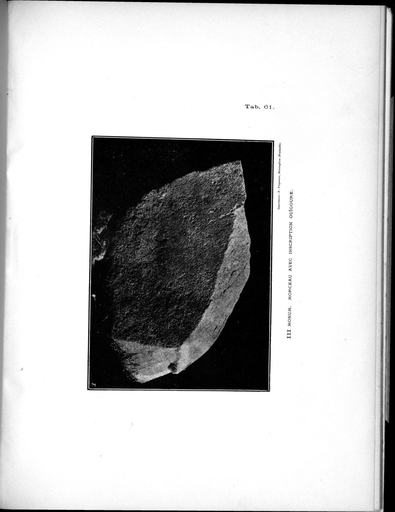 Inscriptions de l'Orkhon : vol.1 / 225 ページ（白黒高解像度画像）