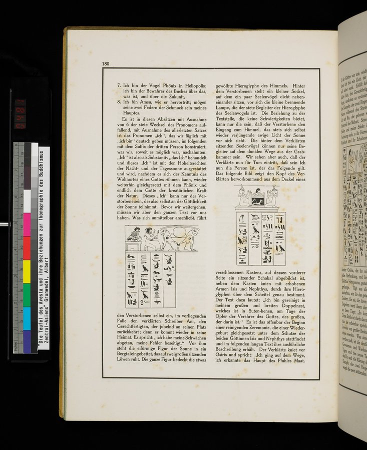 Die Teufel des Avesta und Ihre Beziehungen zur Ikonographie des Buddhismus Zentral-Asiens : vol.1 / Page 184 (Color Image)