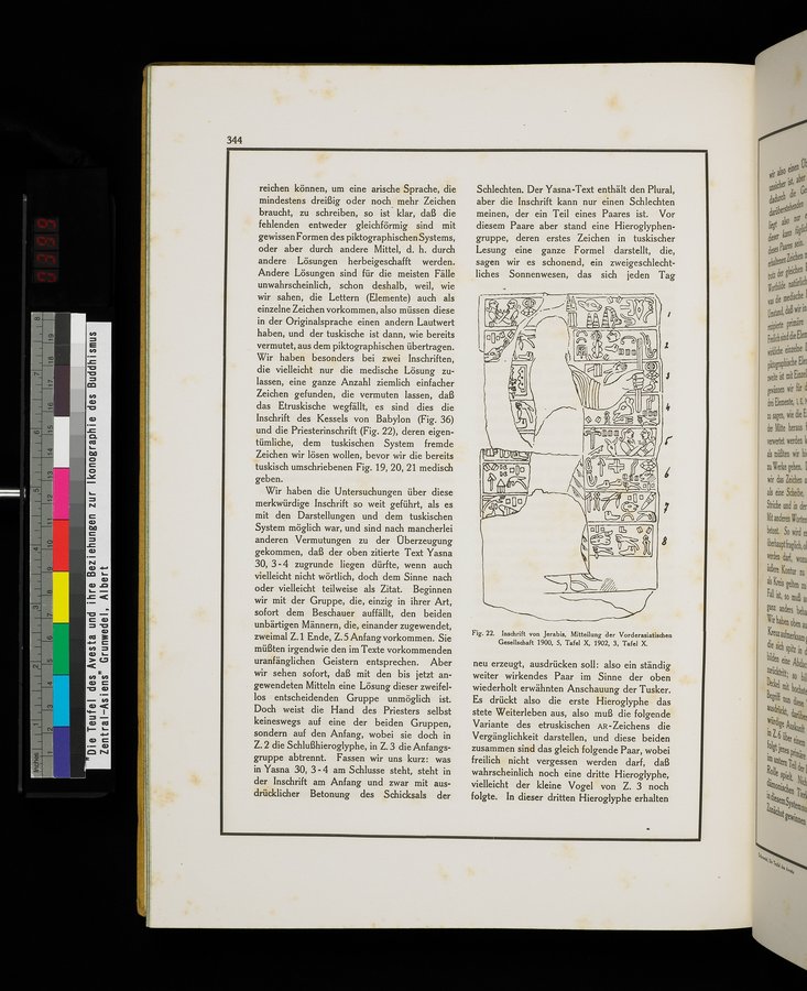 Die Teufel des Avesta und Ihre Beziehungen zur Ikonographie des Buddhismus Zentral-Asiens : vol.1 / Page 348 (Color Image)