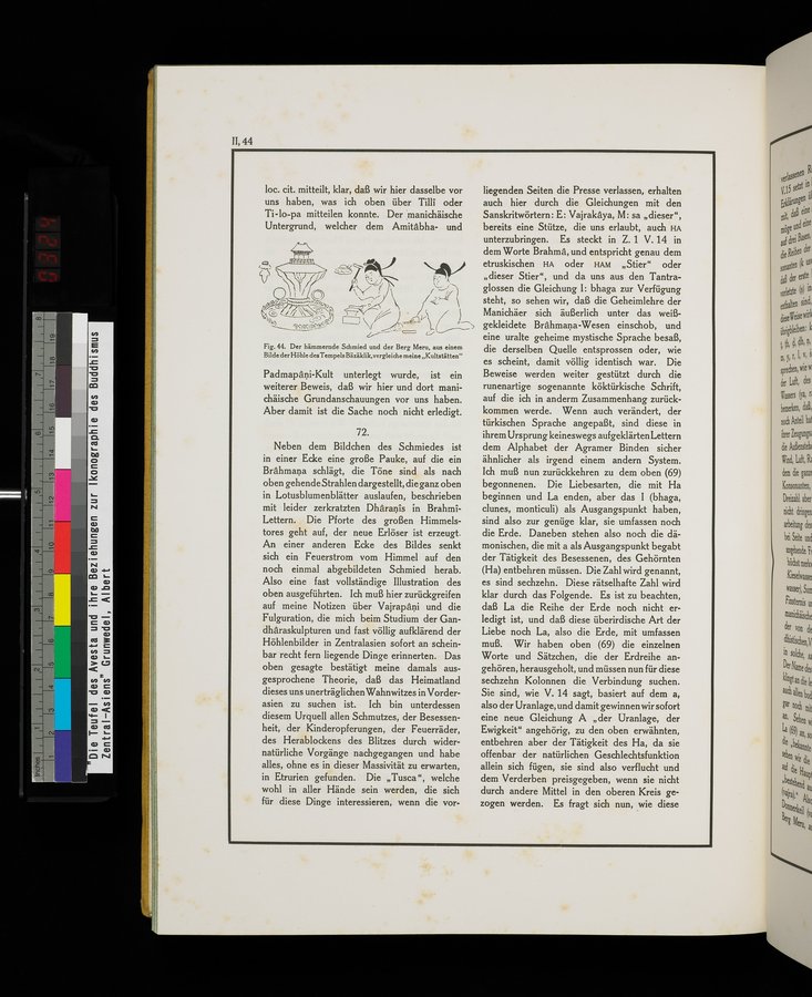 Die Teufel des Avesta und Ihre Beziehungen zur Ikonographie des Buddhismus Zentral-Asiens : vol.1 / Page 500 (Color Image)