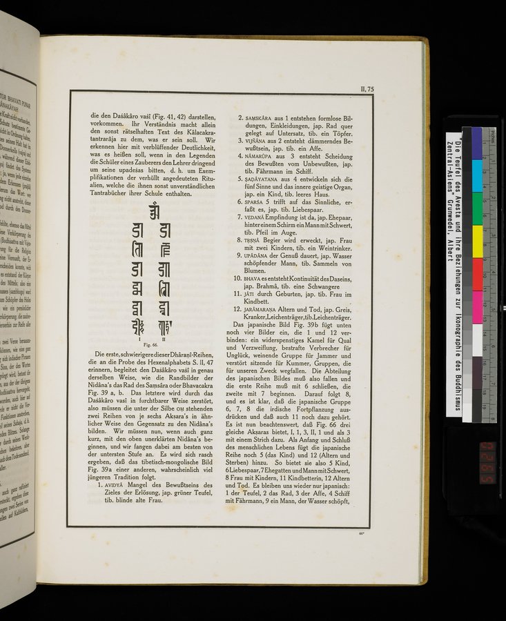 Die Teufel des Avesta und Ihre Beziehungen zur Ikonographie des Buddhismus Zentral-Asiens : vol.1 / Page 531 (Color Image)