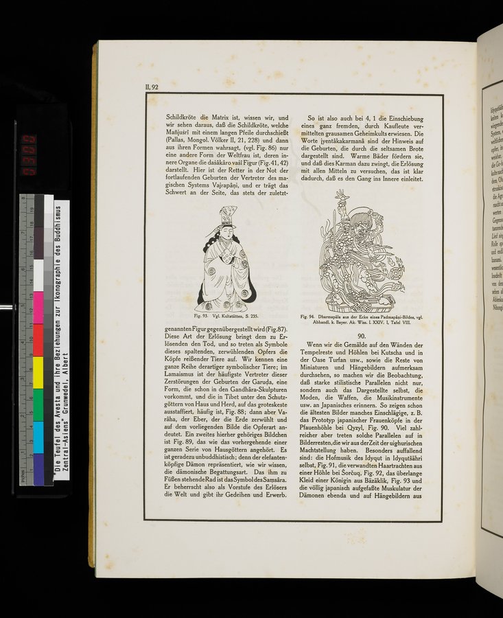 Die Teufel des Avesta und Ihre Beziehungen zur Ikonographie des Buddhismus Zentral-Asiens : vol.1 / Page 548 (Color Image)
