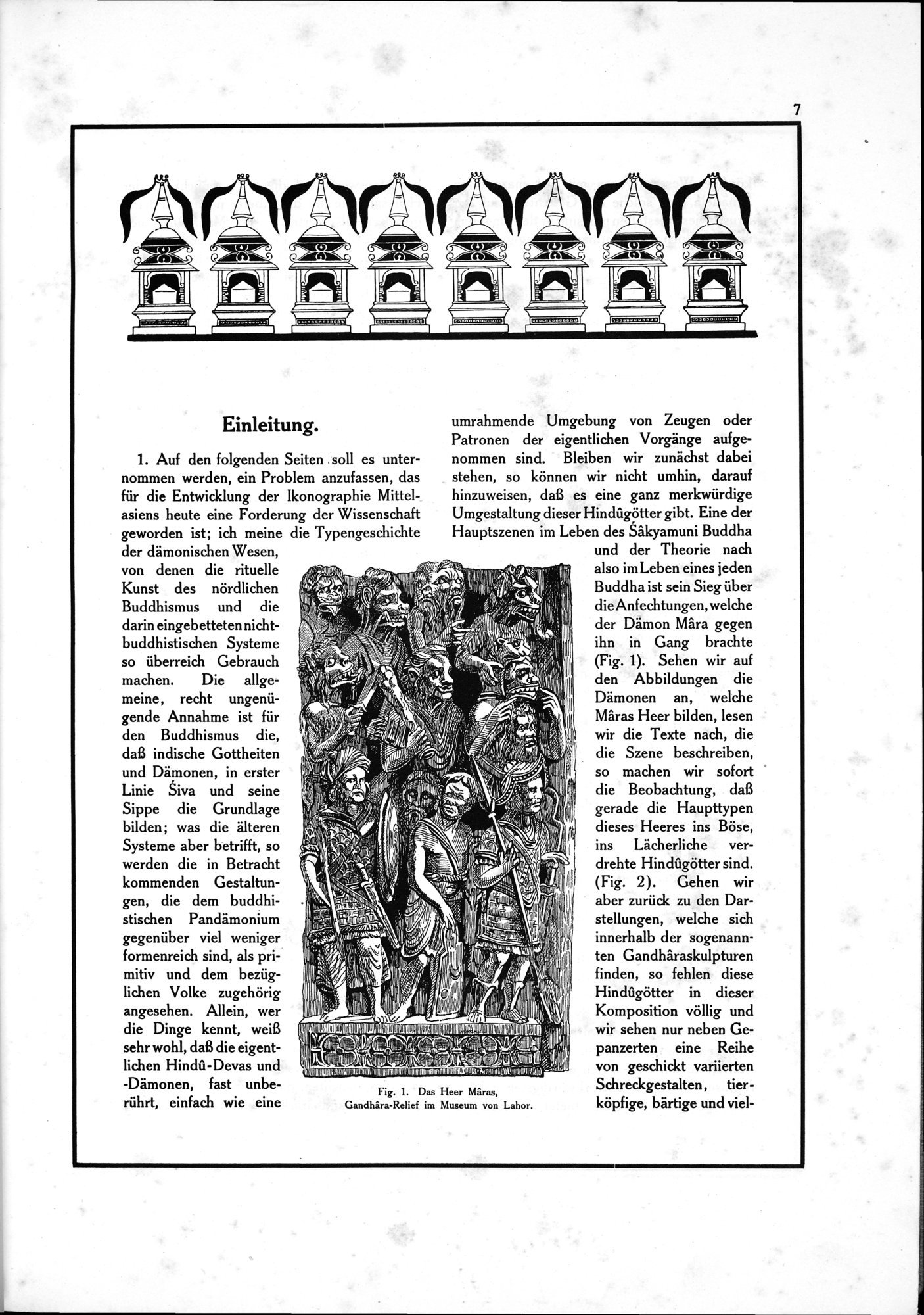 Die Teufel des Avesta und Ihre Beziehungen zur Ikonographie des Buddhismus Zentral-Asiens : vol.1 / Page 11 (Grayscale High Resolution Image)
