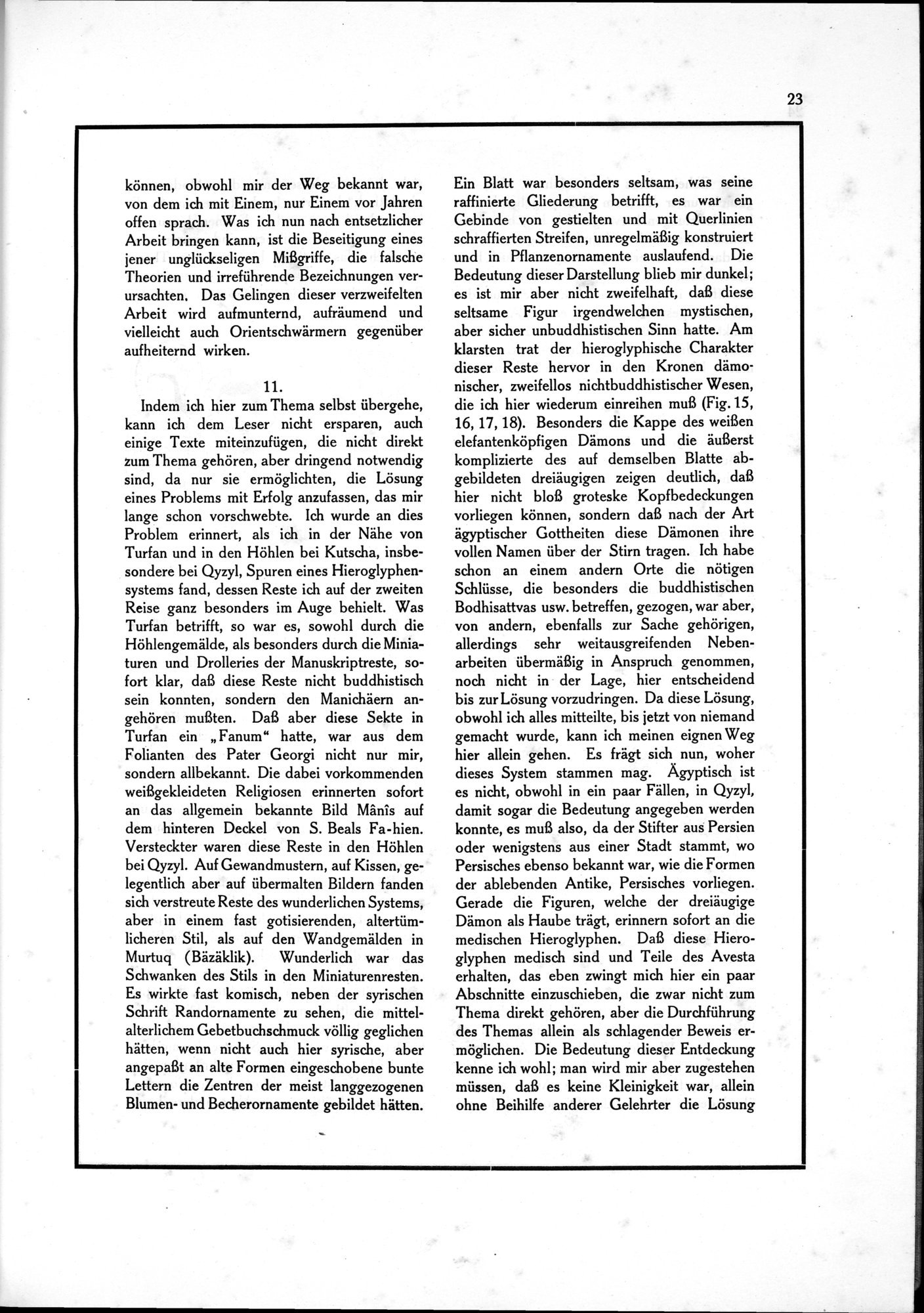 Die Teufel des Avesta und Ihre Beziehungen zur Ikonographie des Buddhismus Zentral-Asiens : vol.1 / 27 ページ（白黒高解像度画像）