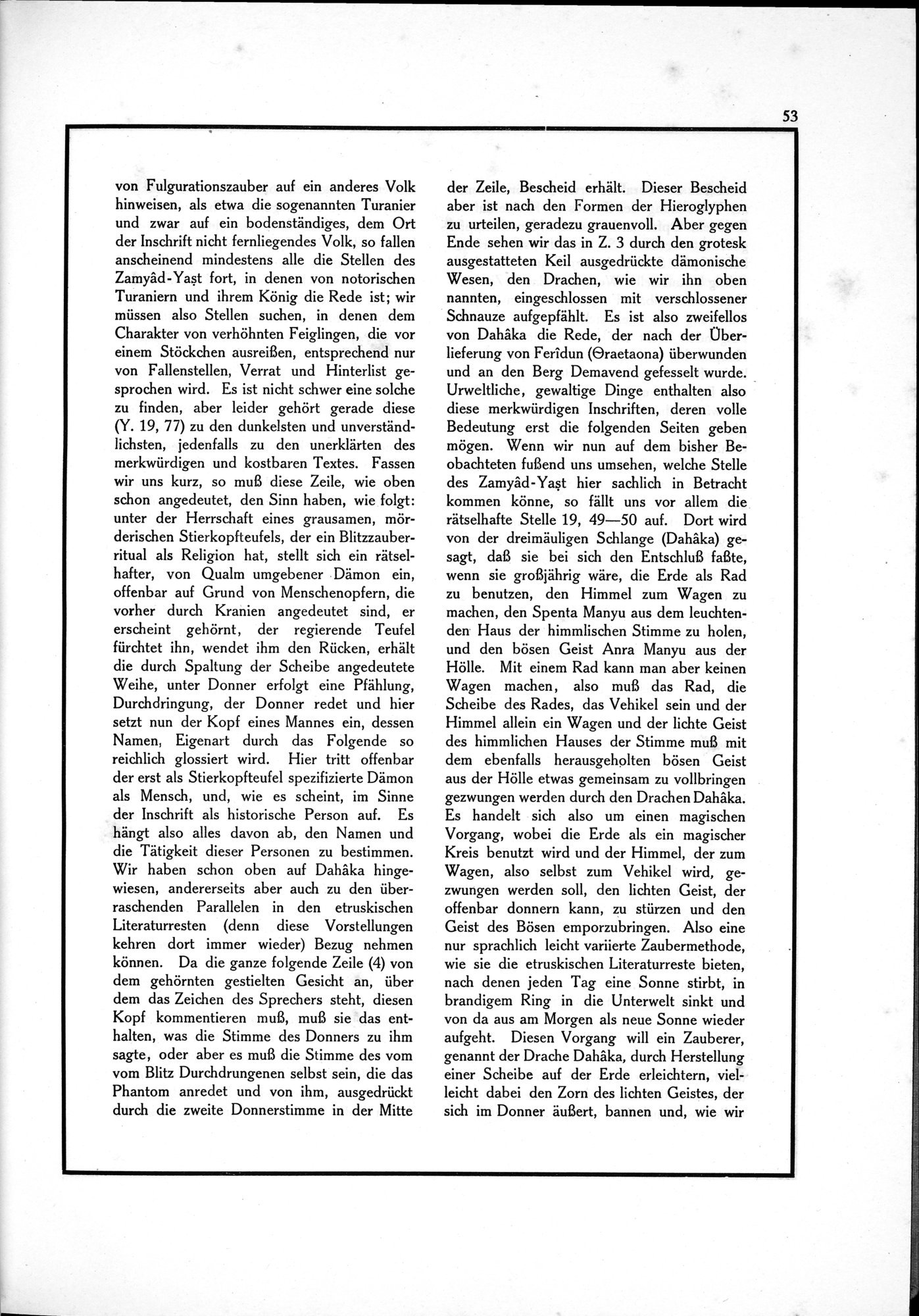 Die Teufel des Avesta und Ihre Beziehungen zur Ikonographie des Buddhismus Zentral-Asiens : vol.1 / Page 57 (Grayscale High Resolution Image)