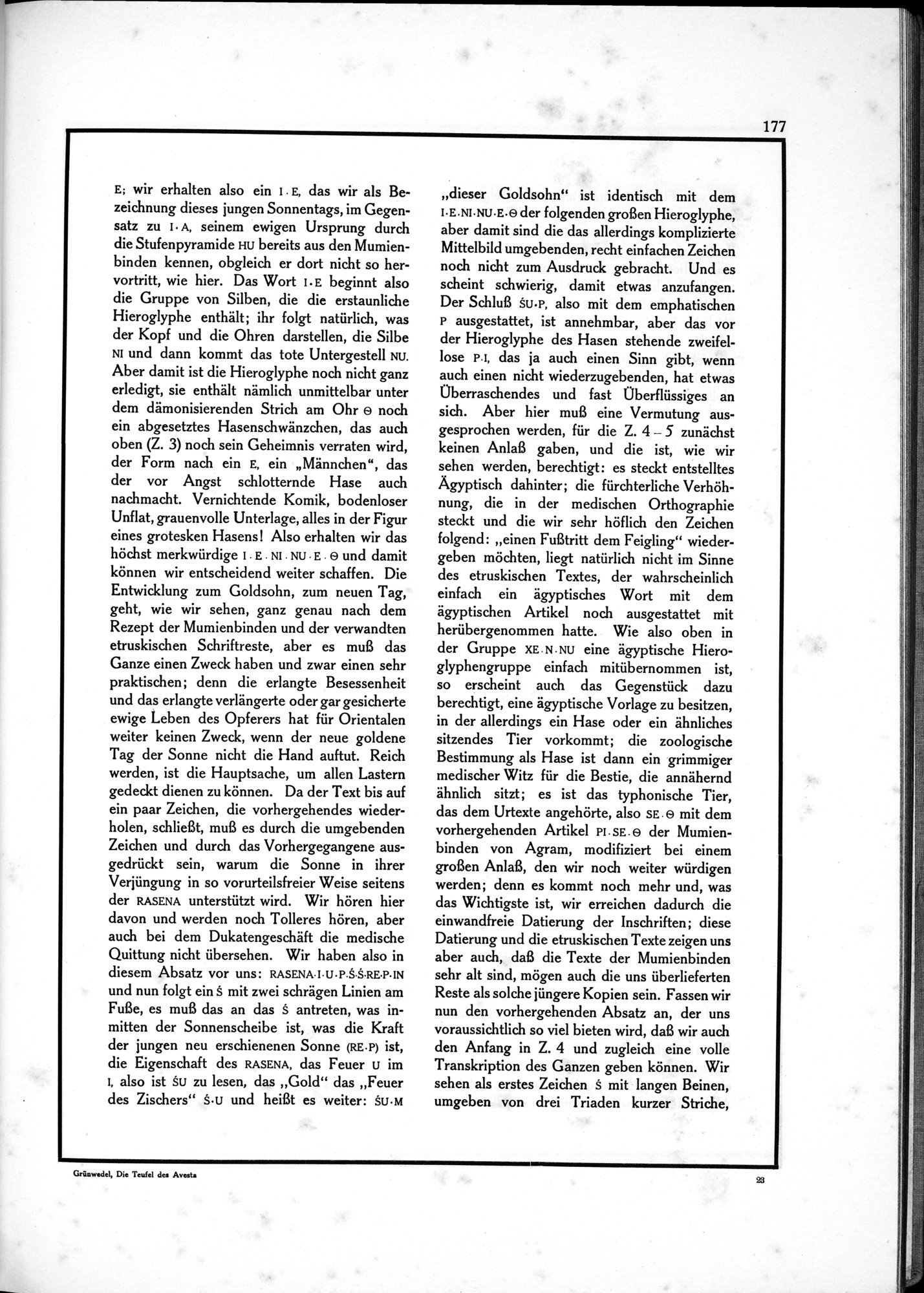 Die Teufel des Avesta und Ihre Beziehungen zur Ikonographie des Buddhismus Zentral-Asiens : vol.1 / Page 181 (Grayscale High Resolution Image)