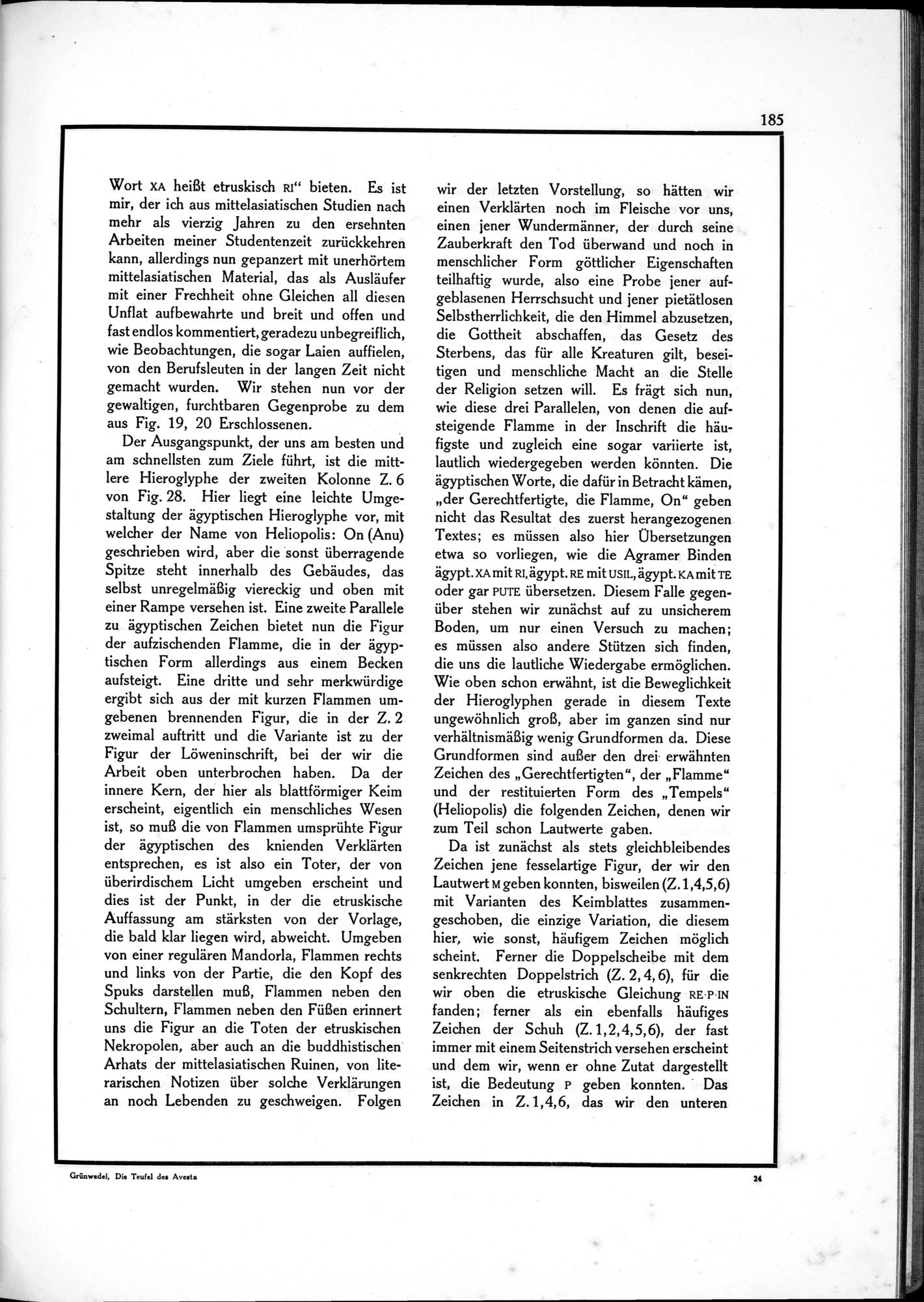 Die Teufel des Avesta und Ihre Beziehungen zur Ikonographie des Buddhismus Zentral-Asiens : vol.1 / Page 189 (Grayscale High Resolution Image)