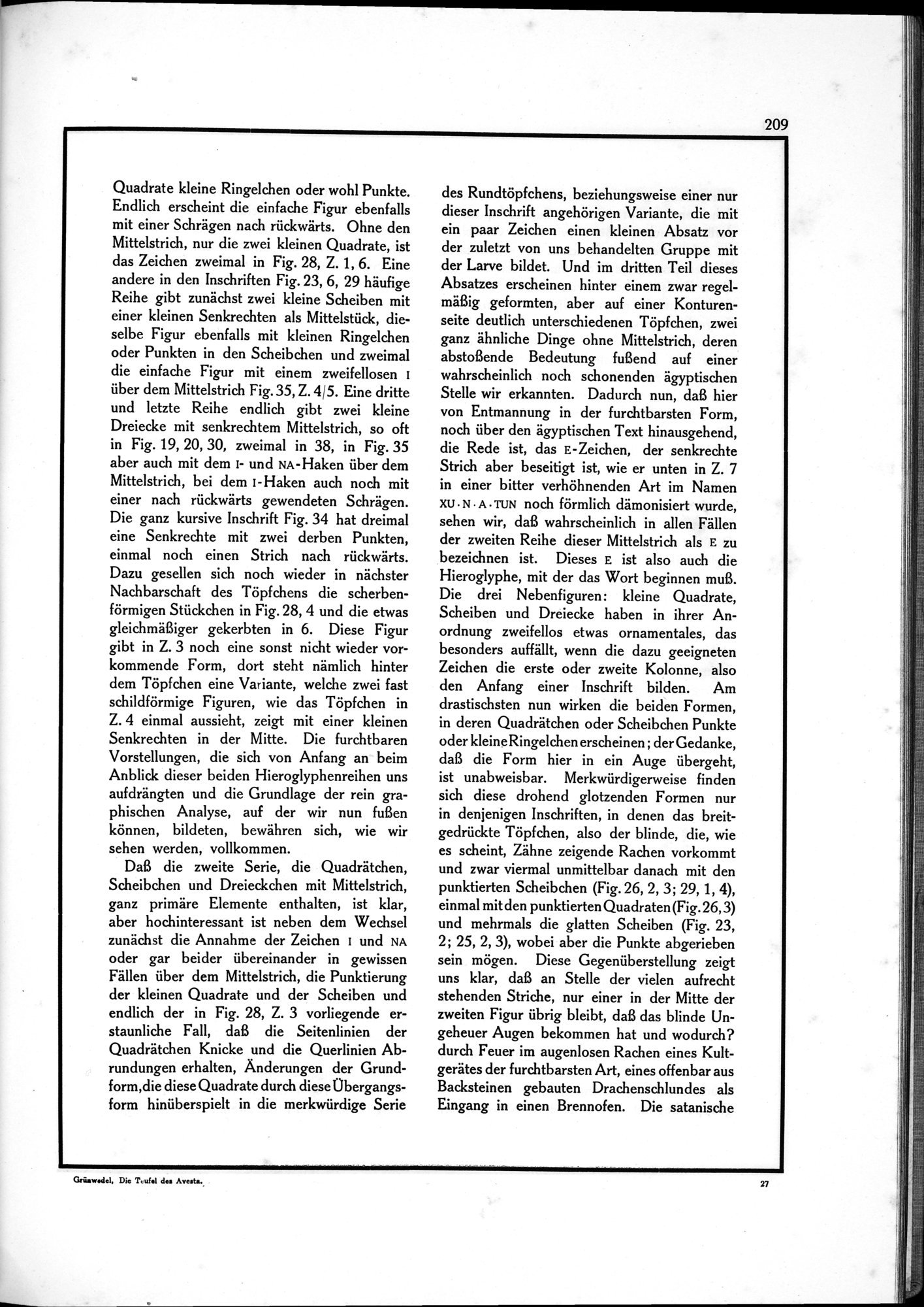Die Teufel des Avesta und Ihre Beziehungen zur Ikonographie des Buddhismus Zentral-Asiens : vol.1 / Page 213 (Grayscale High Resolution Image)