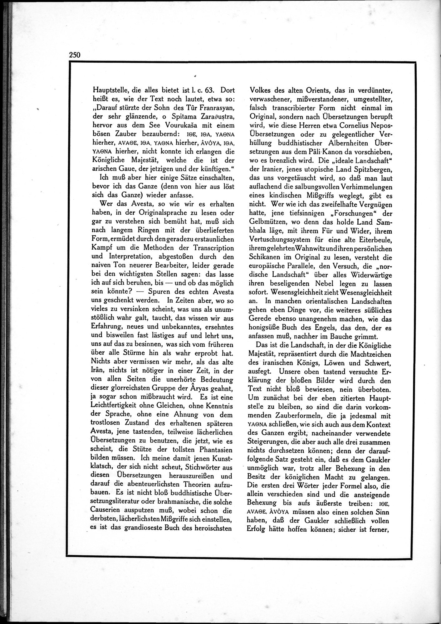 Die Teufel des Avesta und Ihre Beziehungen zur Ikonographie des Buddhismus Zentral-Asiens : vol.1 / Page 254 (Grayscale High Resolution Image)