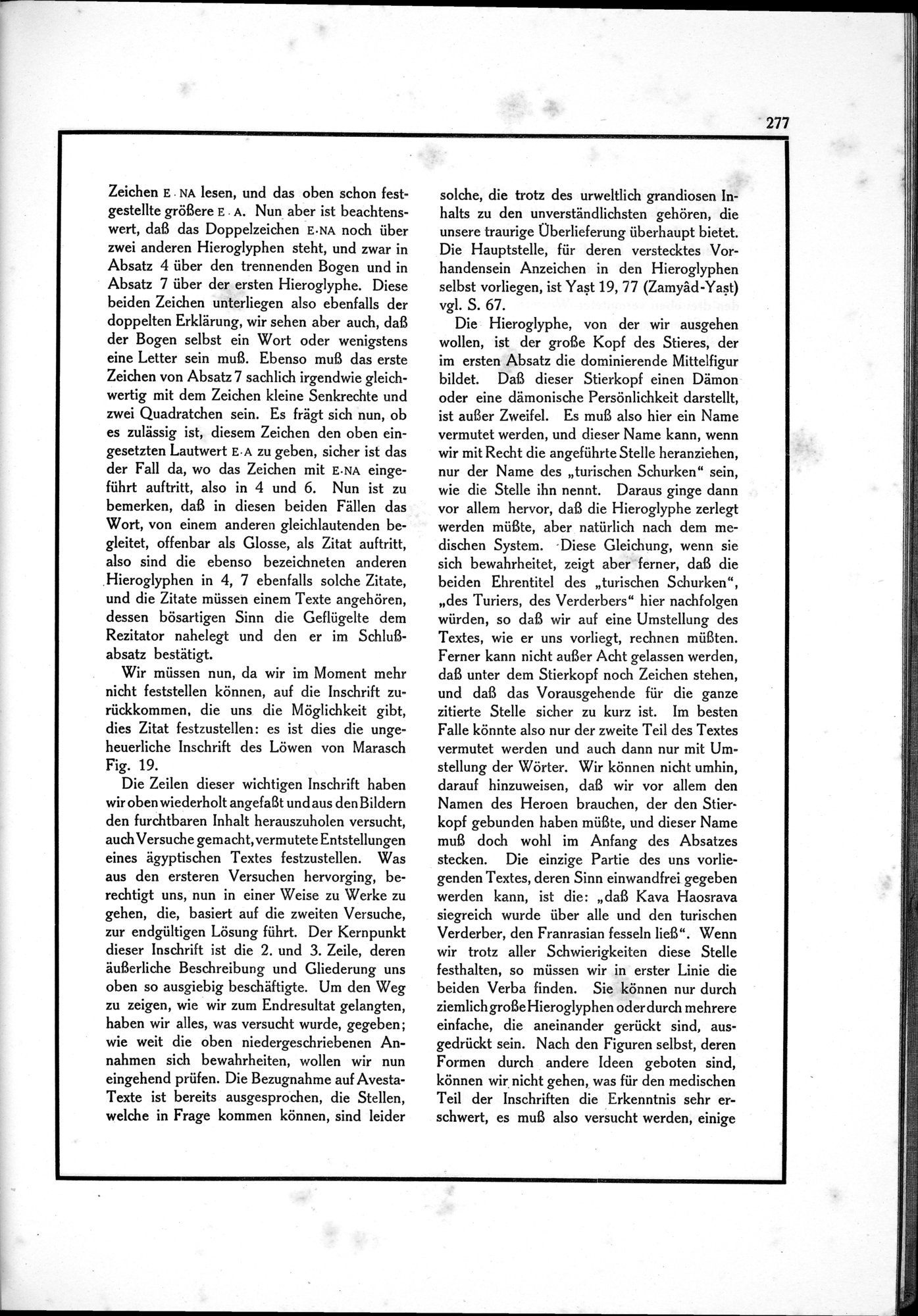 Die Teufel des Avesta und Ihre Beziehungen zur Ikonographie des Buddhismus Zentral-Asiens : vol.1 / Page 281 (Grayscale High Resolution Image)