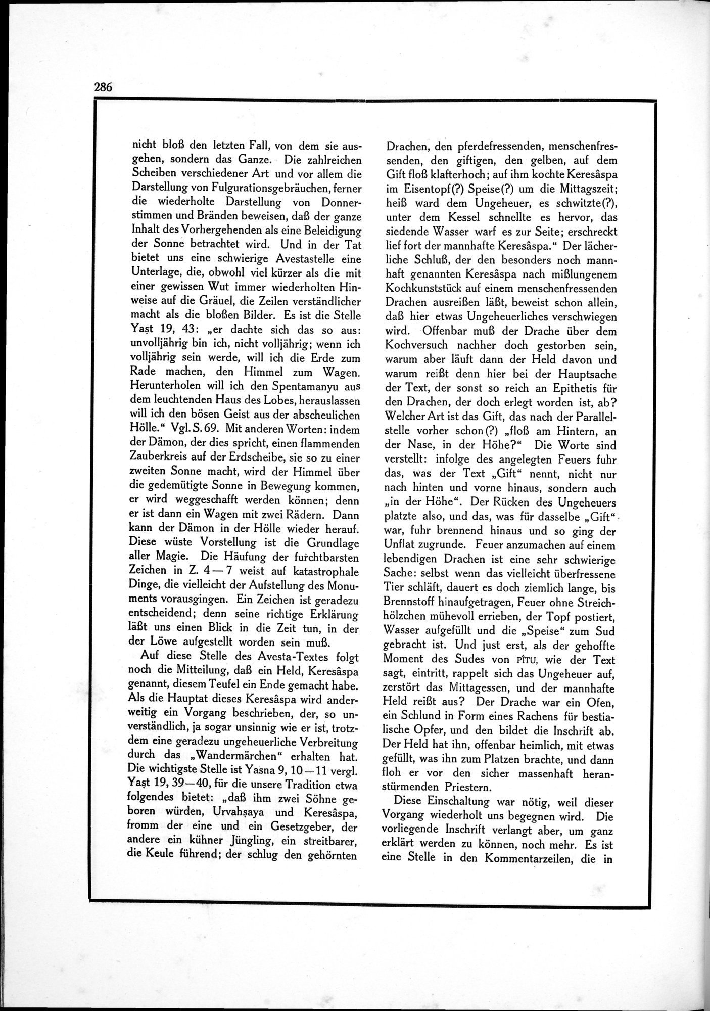 Die Teufel des Avesta und Ihre Beziehungen zur Ikonographie des Buddhismus Zentral-Asiens : vol.1 / Page 290 (Grayscale High Resolution Image)
