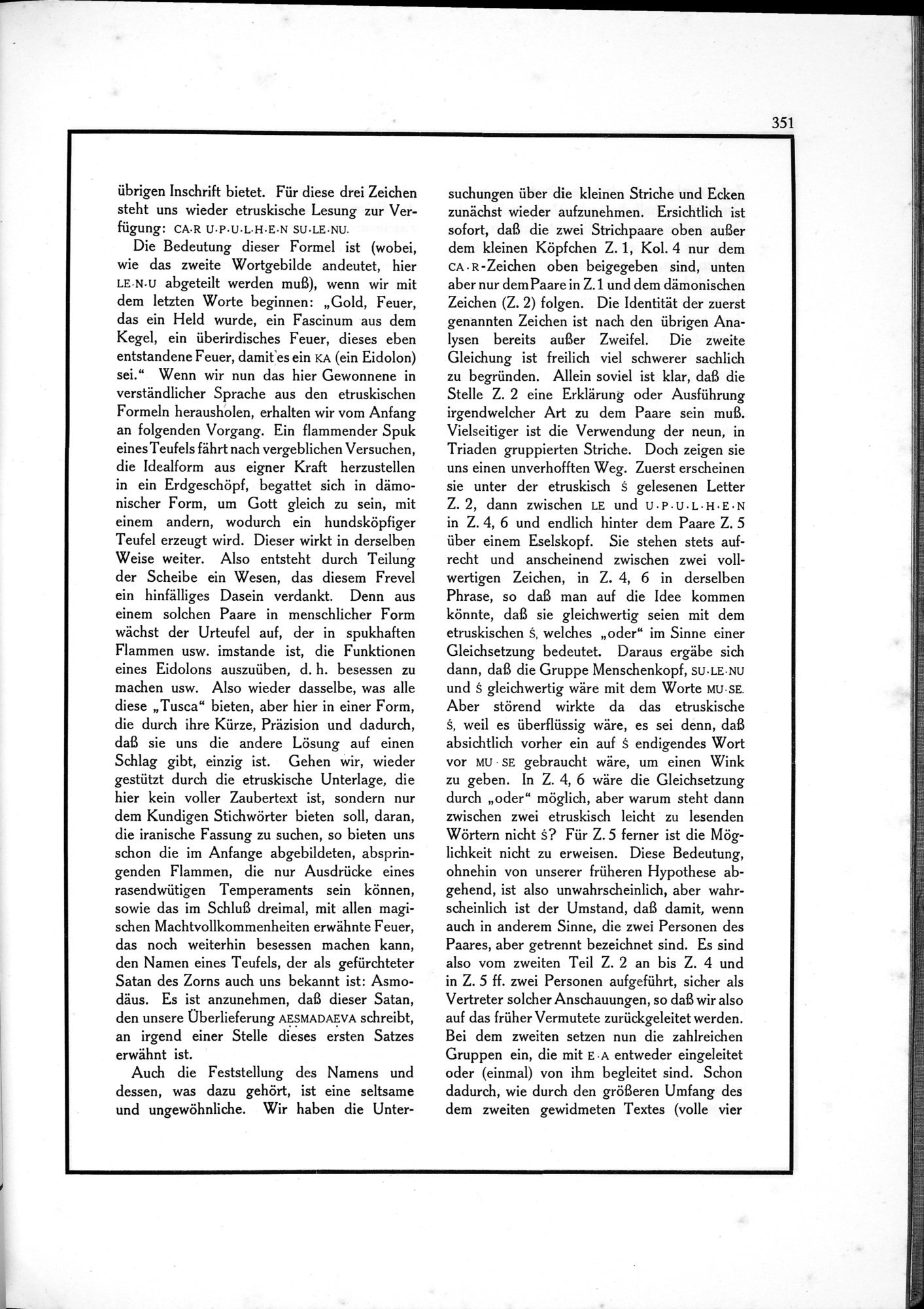 Die Teufel des Avesta und Ihre Beziehungen zur Ikonographie des Buddhismus Zentral-Asiens : vol.1 / Page 355 (Grayscale High Resolution Image)