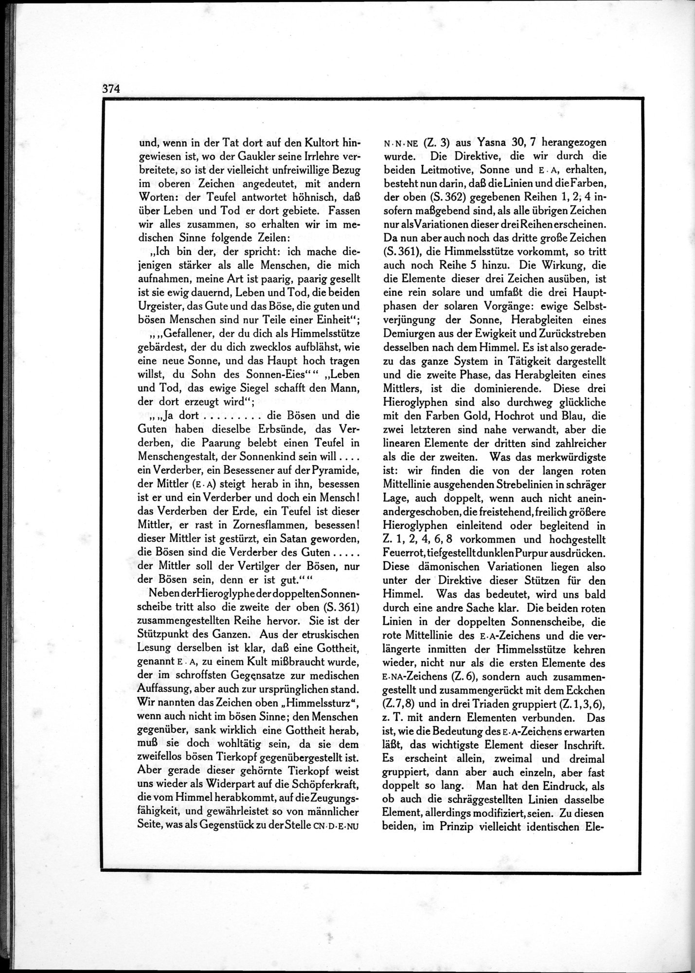 Die Teufel des Avesta und Ihre Beziehungen zur Ikonographie des Buddhismus Zentral-Asiens : vol.1 / Page 378 (Grayscale High Resolution Image)