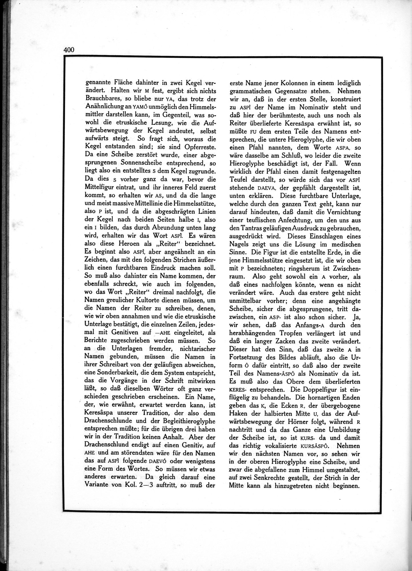 Die Teufel des Avesta und Ihre Beziehungen zur Ikonographie des Buddhismus Zentral-Asiens : vol.1 / Page 404 (Grayscale High Resolution Image)