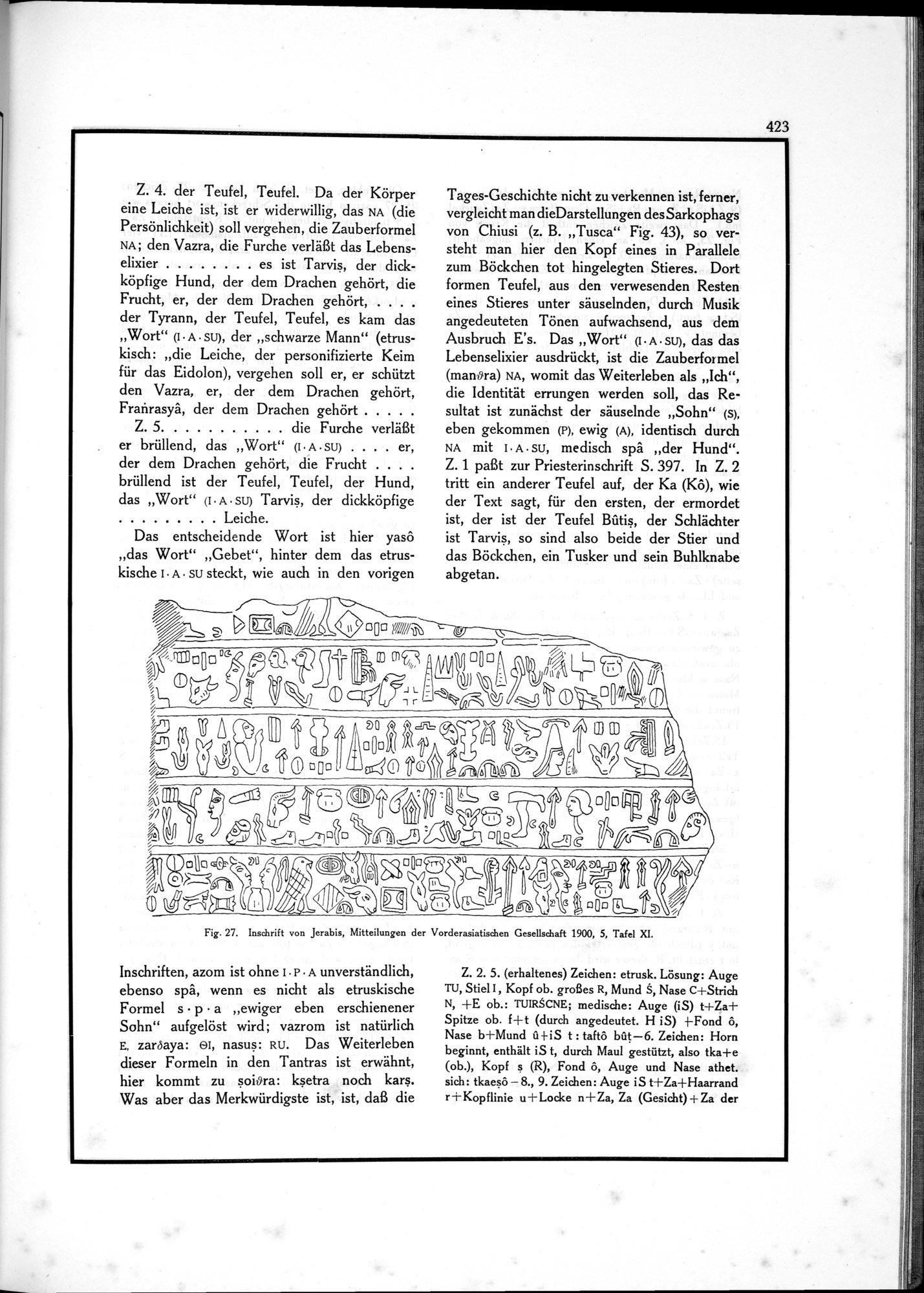 Die Teufel des Avesta und Ihre Beziehungen zur Ikonographie des Buddhismus Zentral-Asiens : vol.1 / Page 427 (Grayscale High Resolution Image)