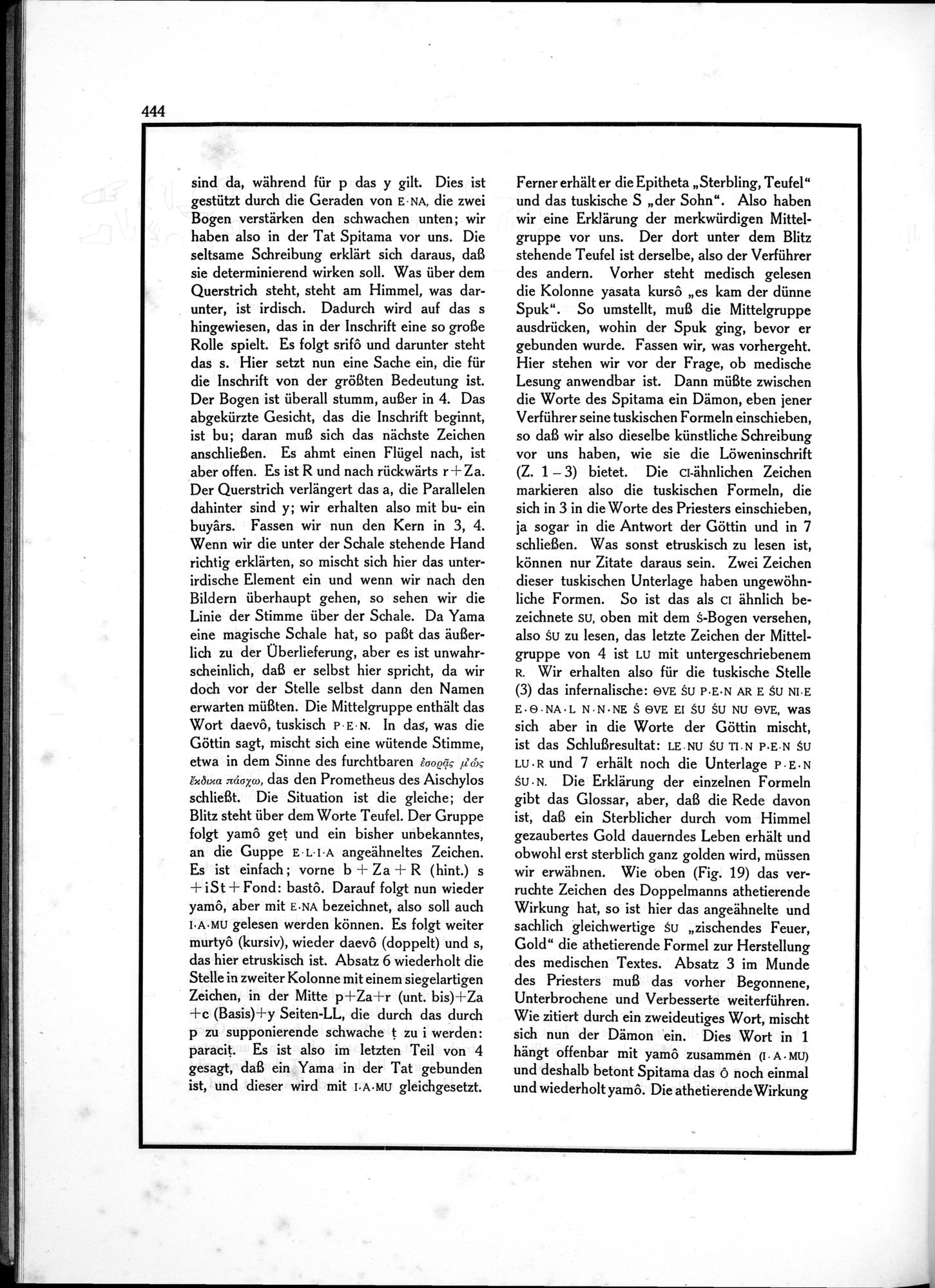Die Teufel des Avesta und Ihre Beziehungen zur Ikonographie des Buddhismus Zentral-Asiens : vol.1 / Page 448 (Grayscale High Resolution Image)