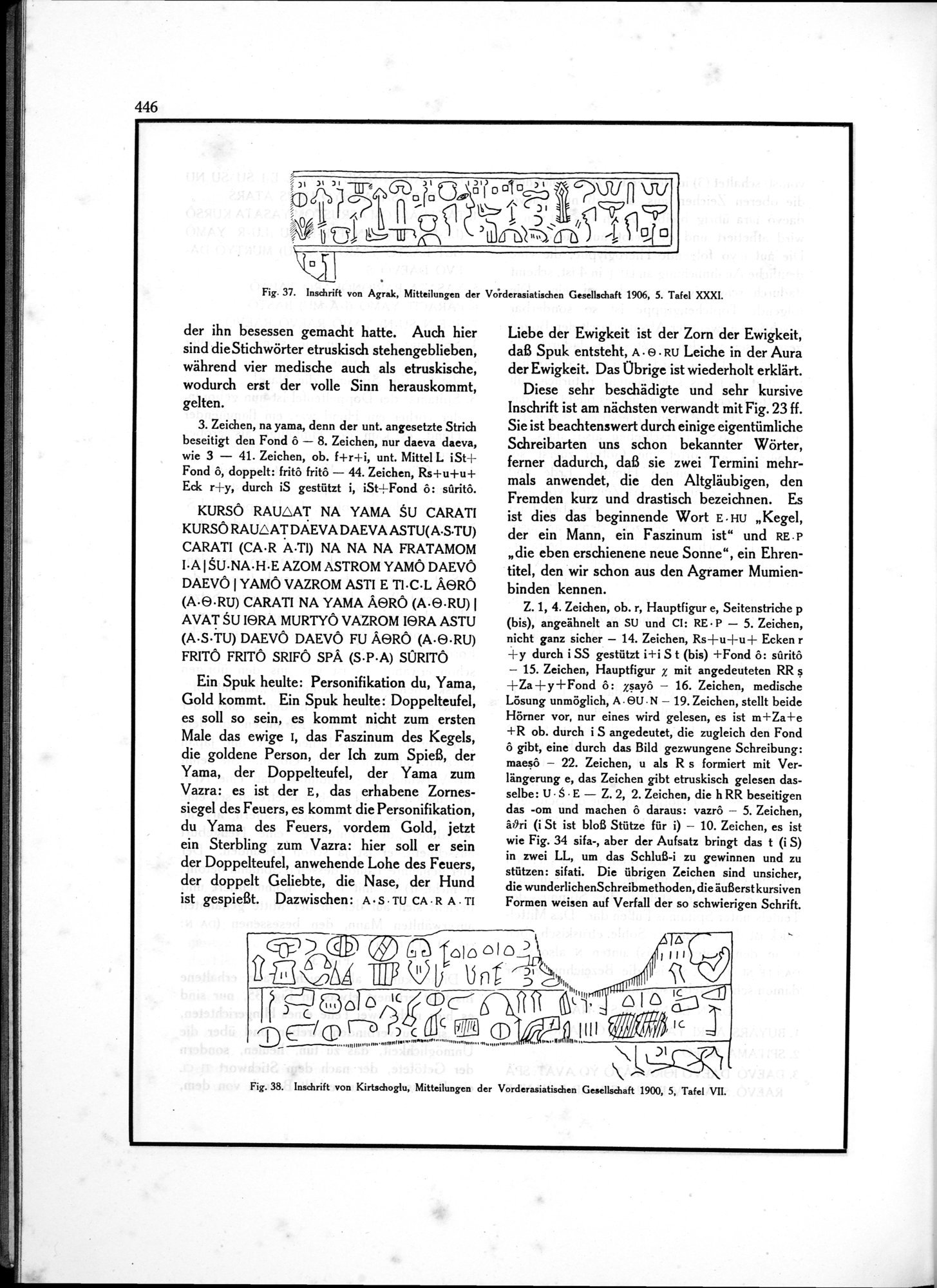 Die Teufel des Avesta und Ihre Beziehungen zur Ikonographie des Buddhismus Zentral-Asiens : vol.1 / Page 450 (Grayscale High Resolution Image)