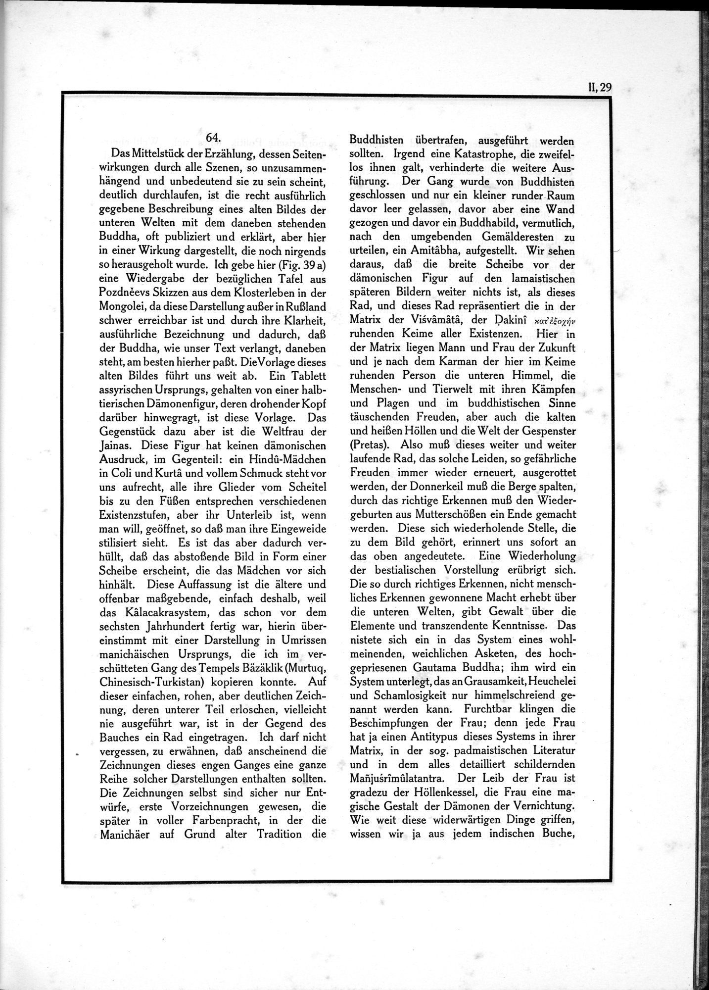 Die Teufel des Avesta und Ihre Beziehungen zur Ikonographie des Buddhismus Zentral-Asiens : vol.1 / 485 ページ（白黒高解像度画像）
