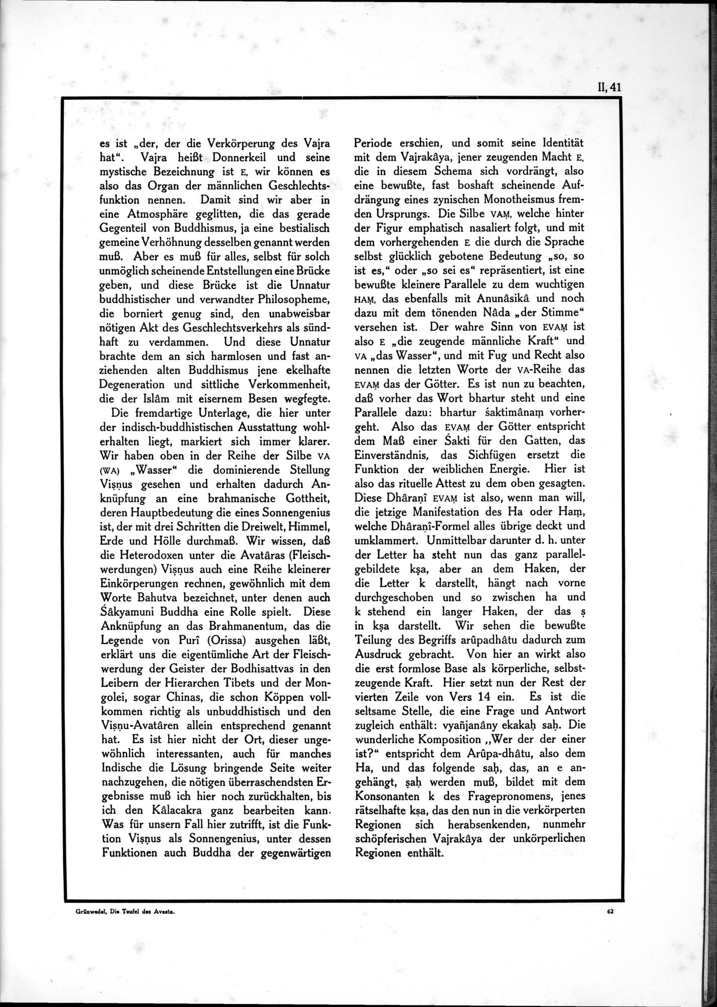 Die Teufel des Avesta und Ihre Beziehungen zur Ikonographie des Buddhismus Zentral-Asiens : vol.1 / Page 497 (Grayscale High Resolution Image)