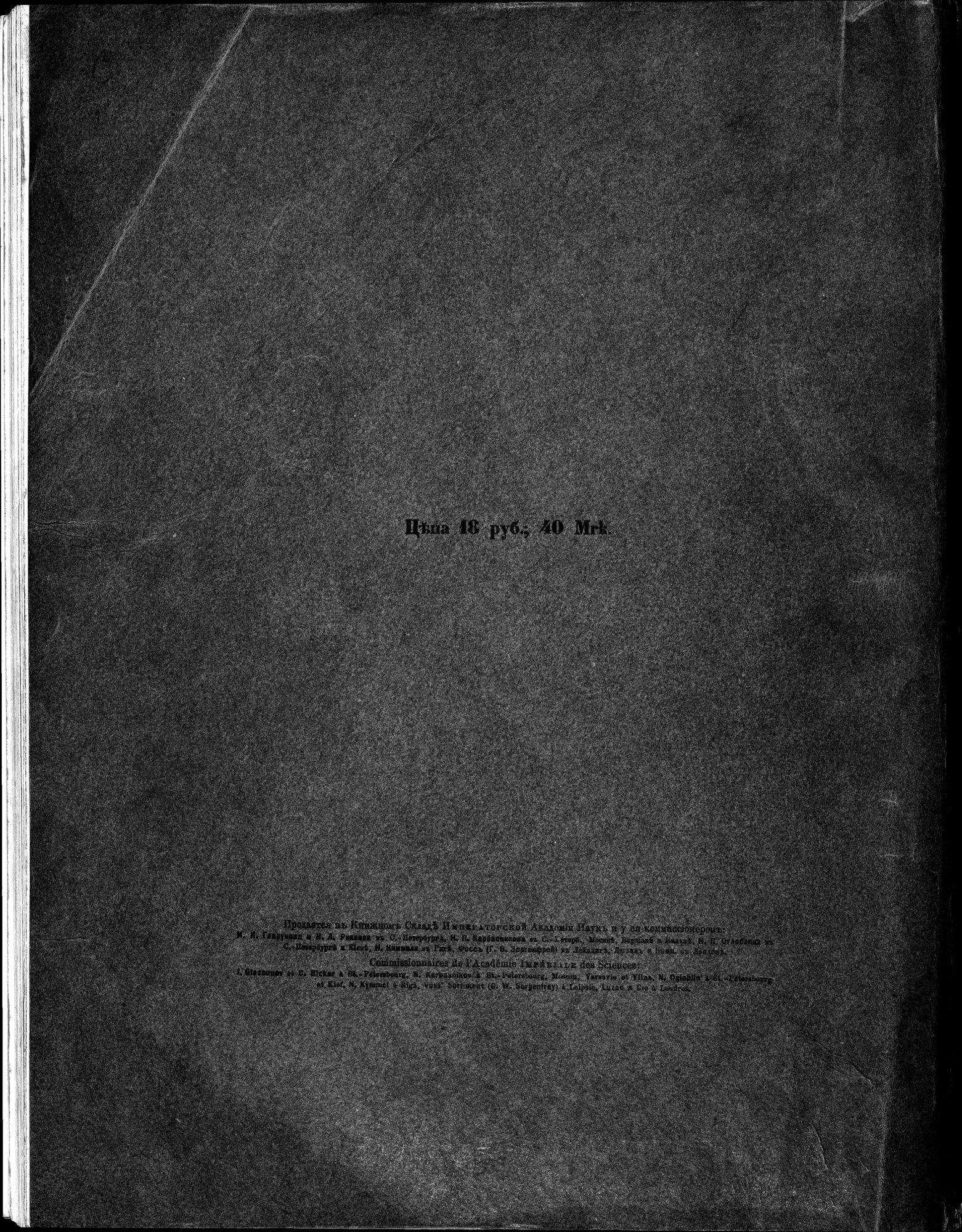 Russkaia Turkestanskaia Ekspeditsiia, 1909-1910 goda : vol.1 / 316 ページ（白黒高解像度画像）