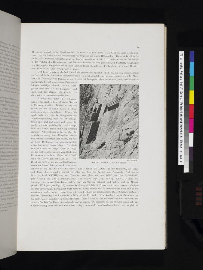 Iranische Felsreliefs : vol.1 / 73 ページ（カラー画像）