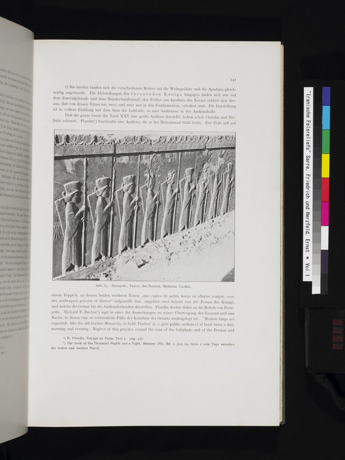 Iranische Felsreliefs : vol.1 / 153 ページ（カラー画像）