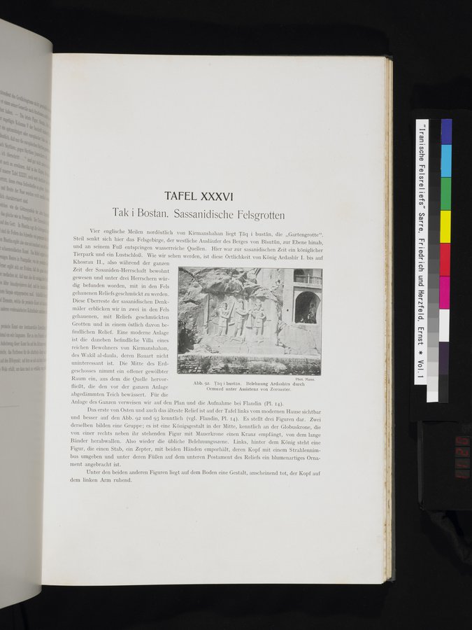 Iranische Felsreliefs : vol.1 / 211 ページ（カラー画像）