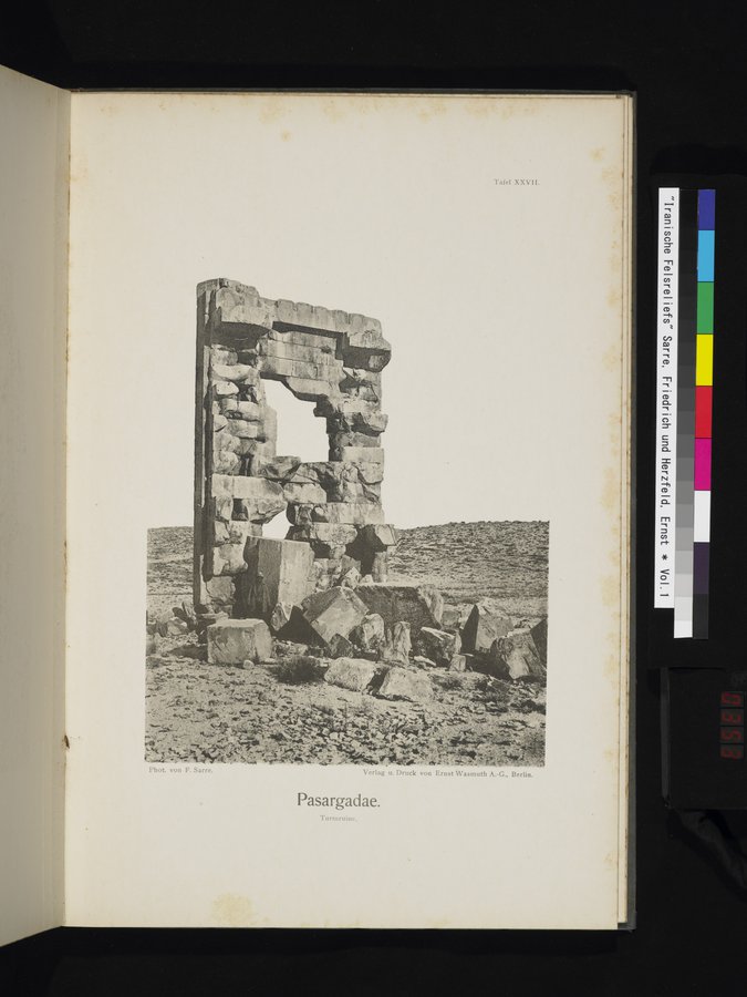 Iranische Felsreliefs : vol.1 / 321 ページ（カラー画像）